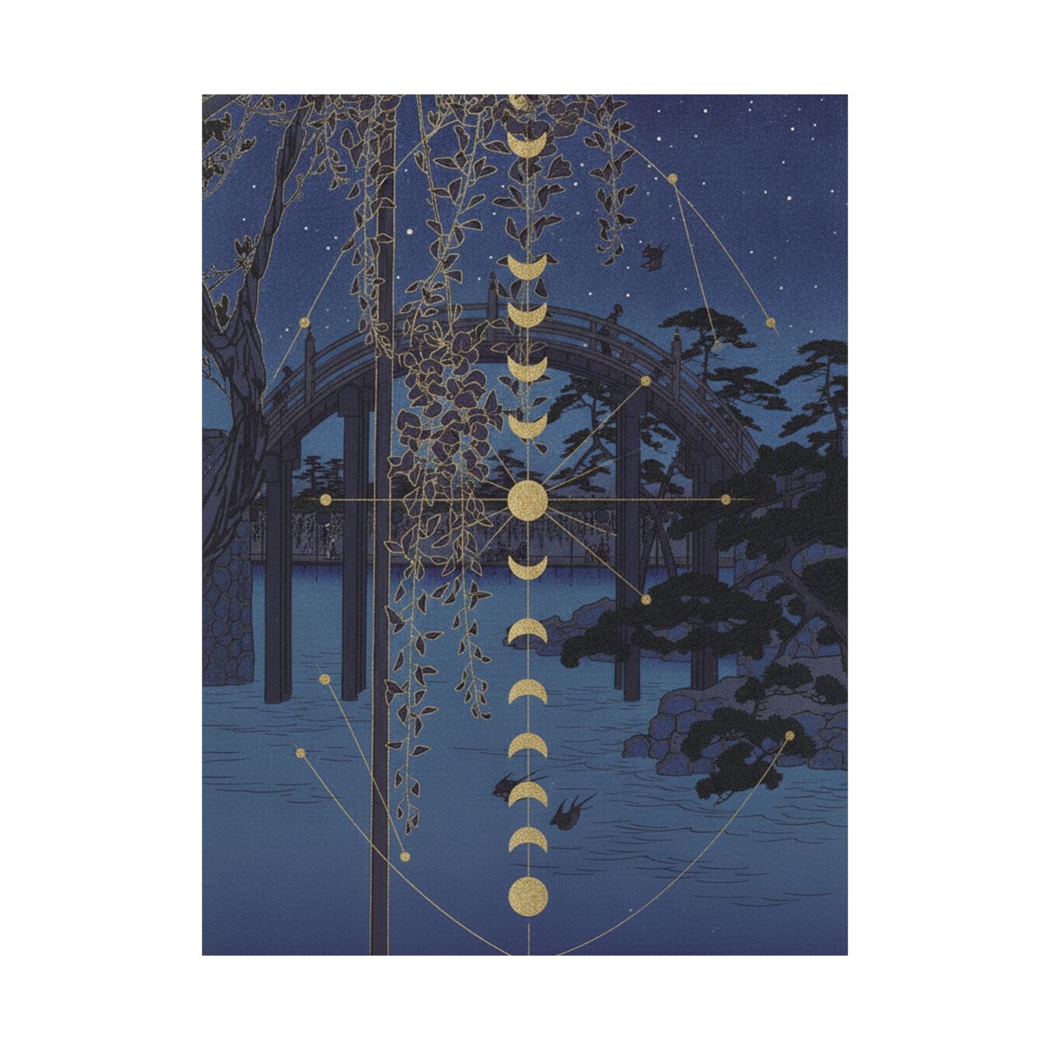 Celestial — In The Kameido Tenjin Shrine Compound — Matte Poster