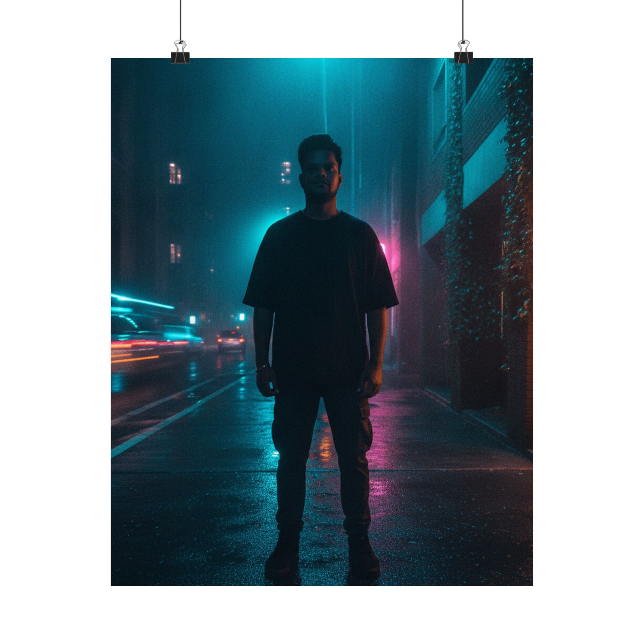 Neon Noir art print — product view 3