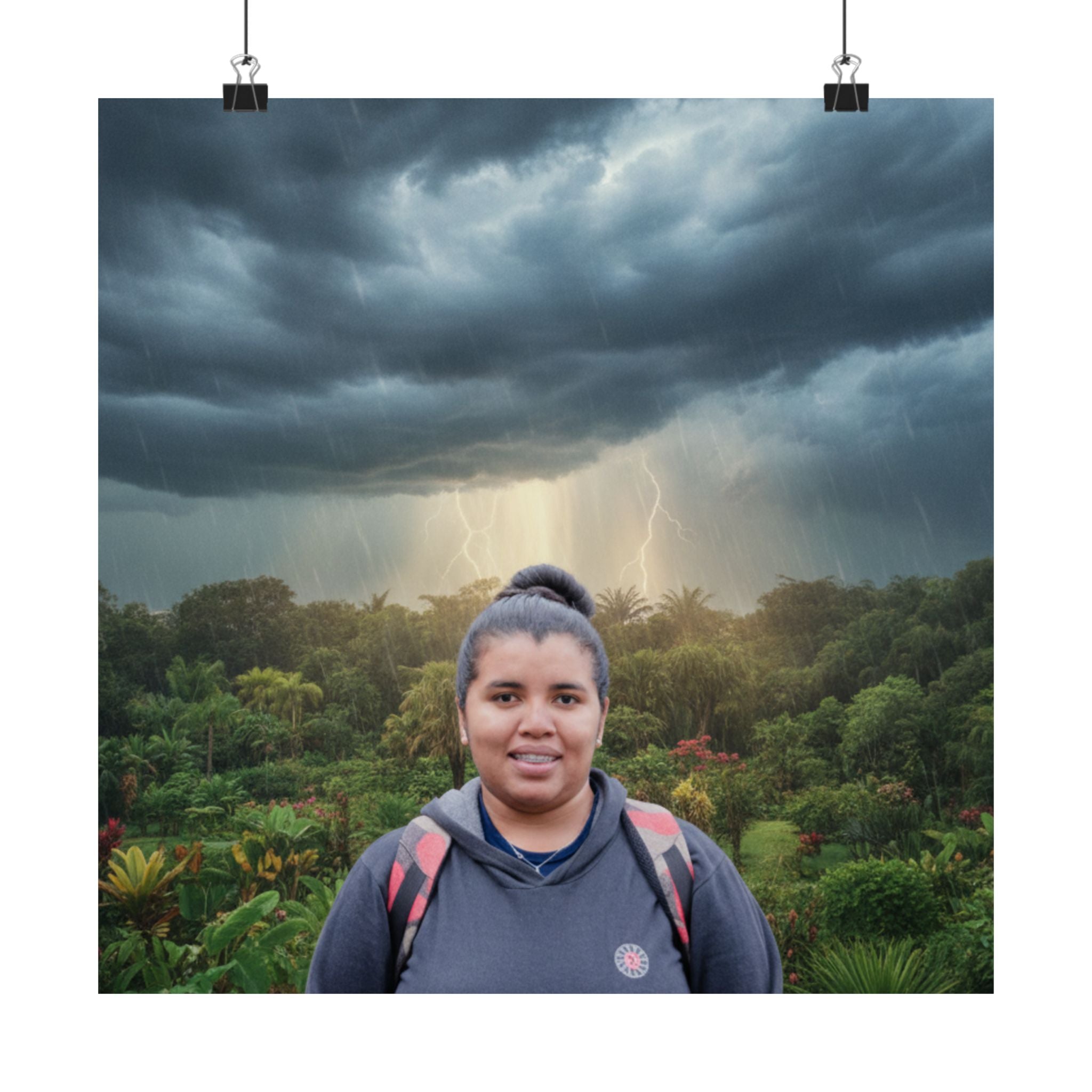Dramatic Storm art print — product view 7