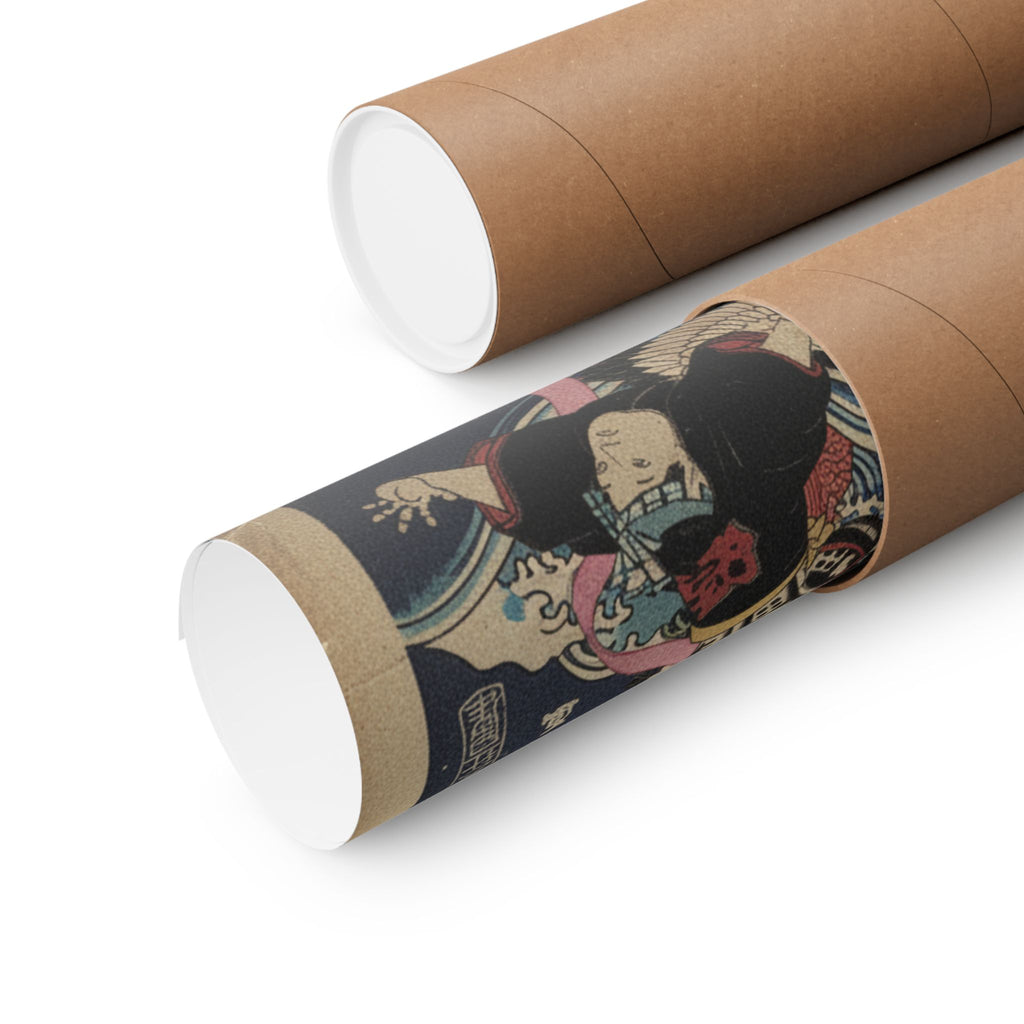 Japanese Street — Hayatake Torakichi From Osaka — Matte Poster