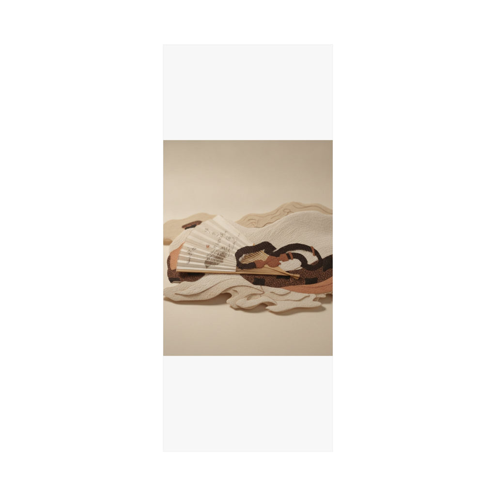 Product Marketing — Belt And Fan On A Piece Of Cloth — Matte Poster