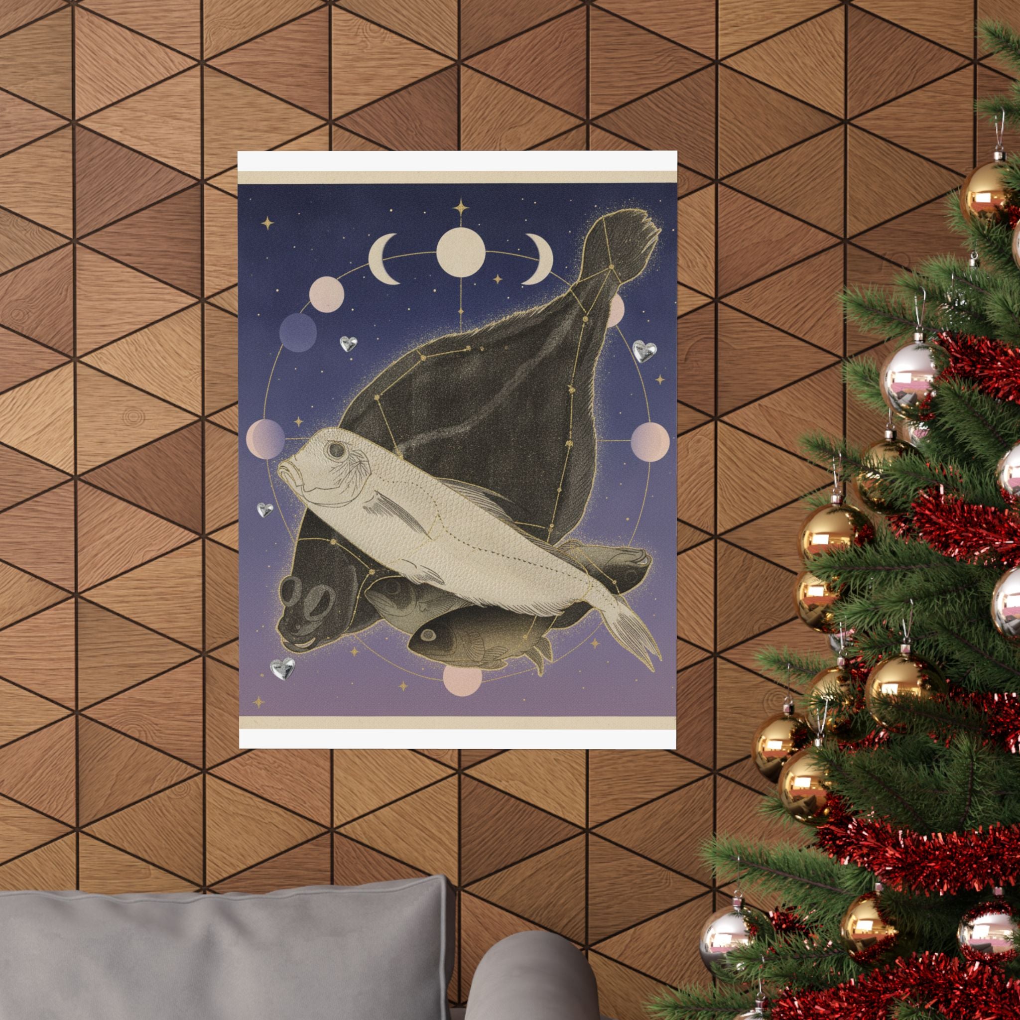Celestial — Flounder And Other Fishes — Matte Poster