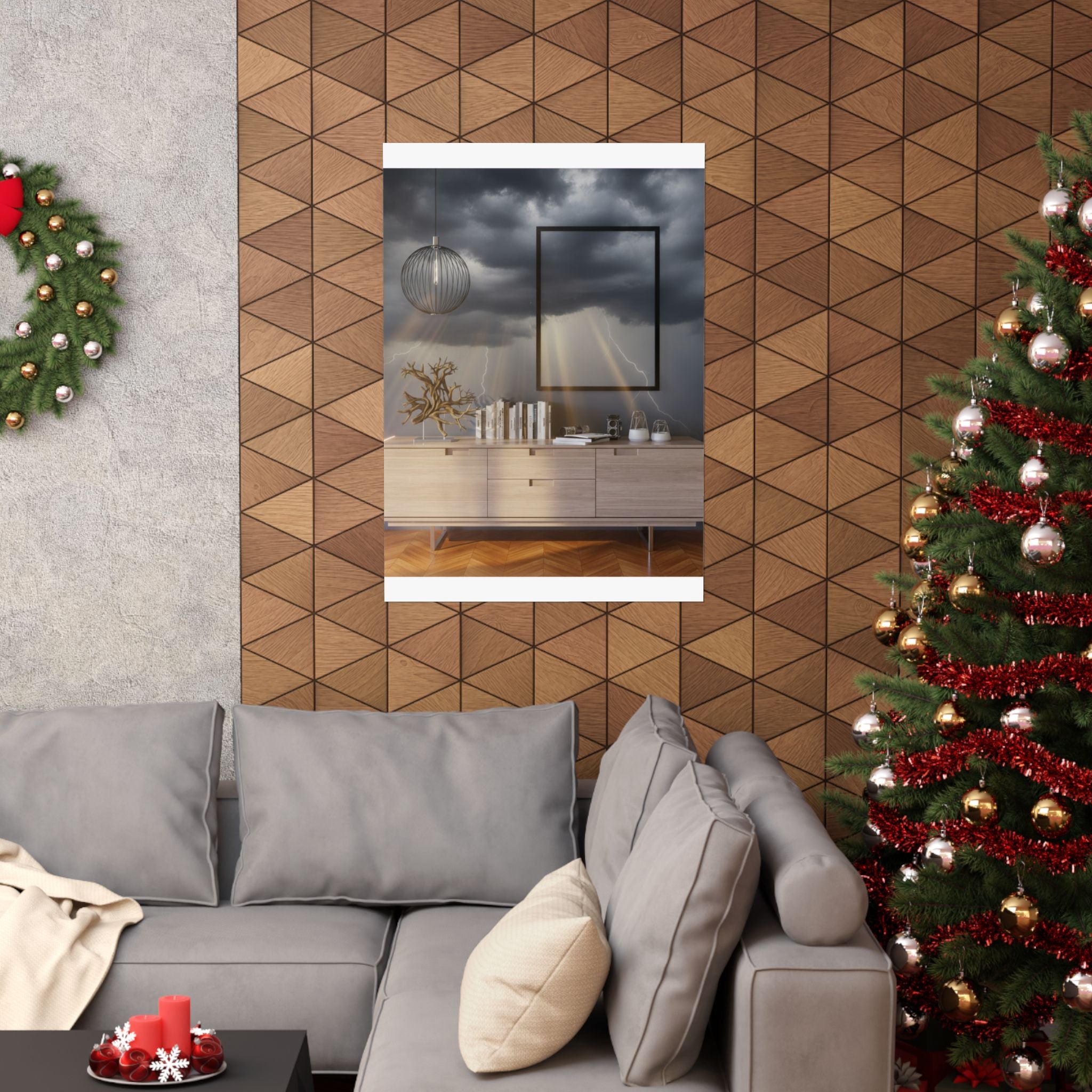 Dramatic Storm — Interior — Matte Poster