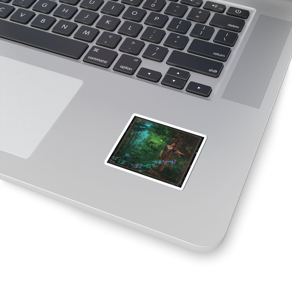 Glitch Culture — Person — Kiss-Cut Sticker