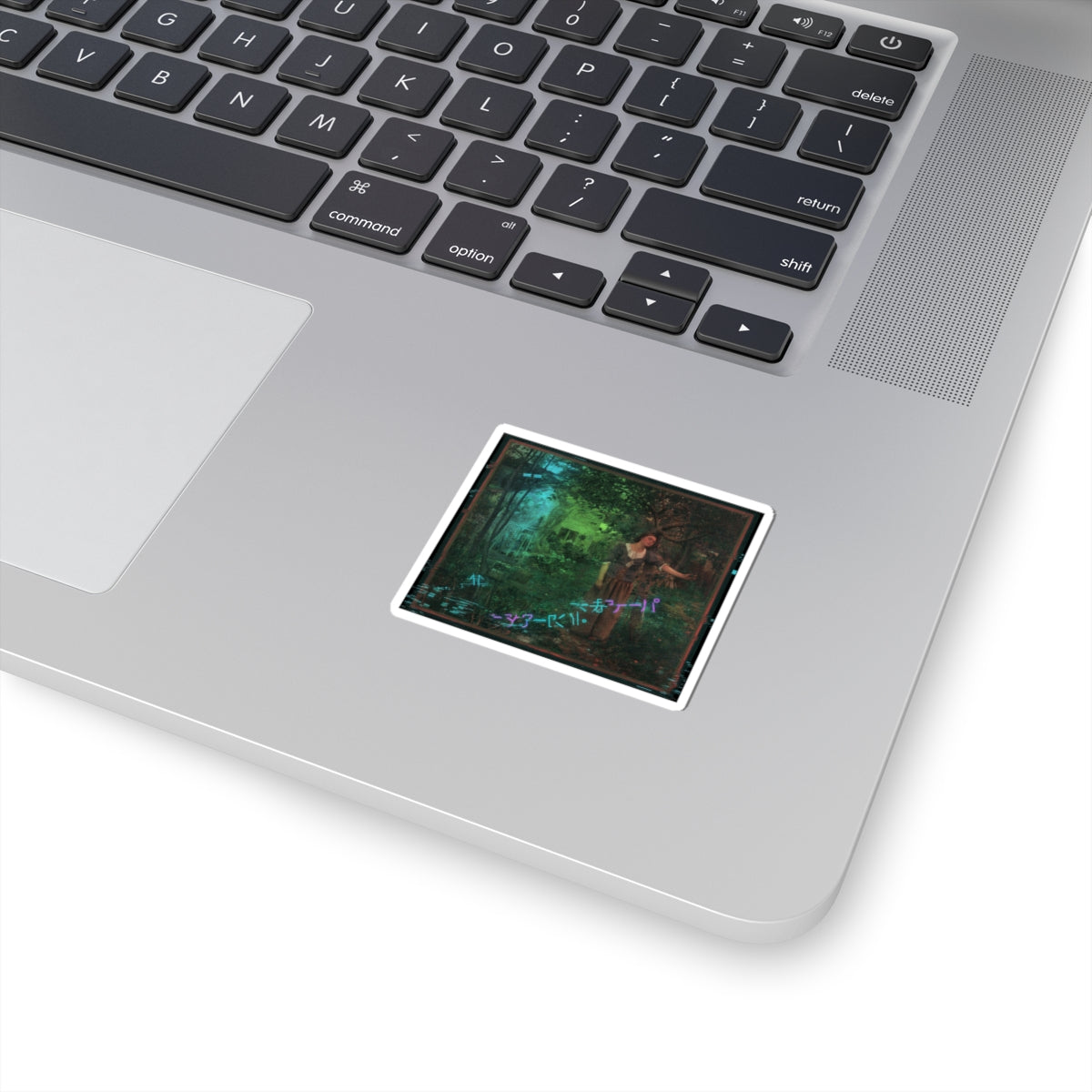 Glitch Culture — Person — Kiss-Cut Sticker