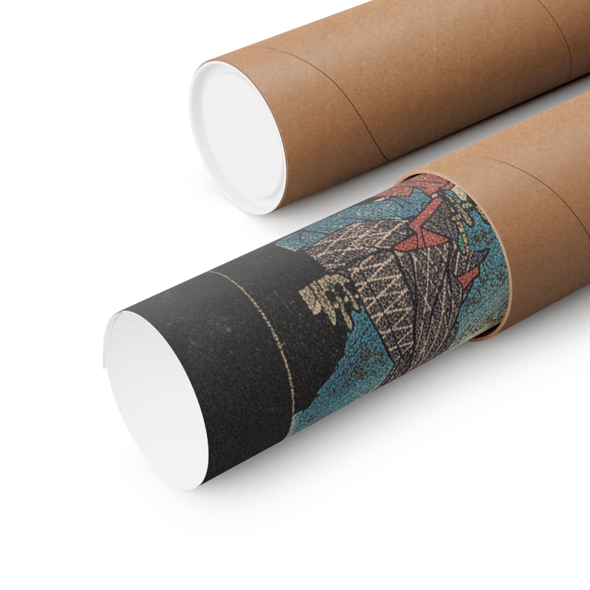 Vintage Bootleg — Poet With Two Pages On The Banks Of The Tatsuta — Matte Poster