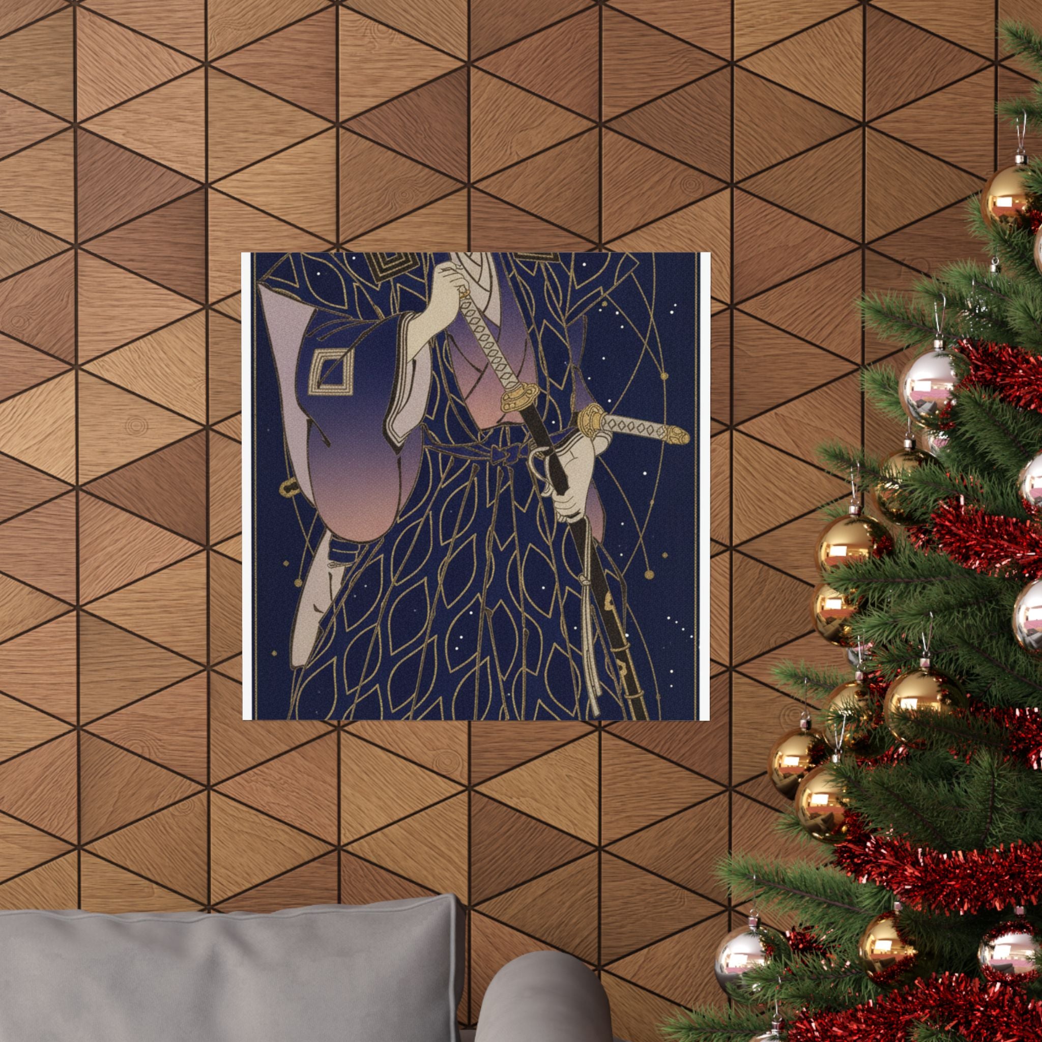 Celestial — Ichikawa Danjuro Vi As Funa Bansaku,Son Of Fuwa Banzayemon — Matte Poster