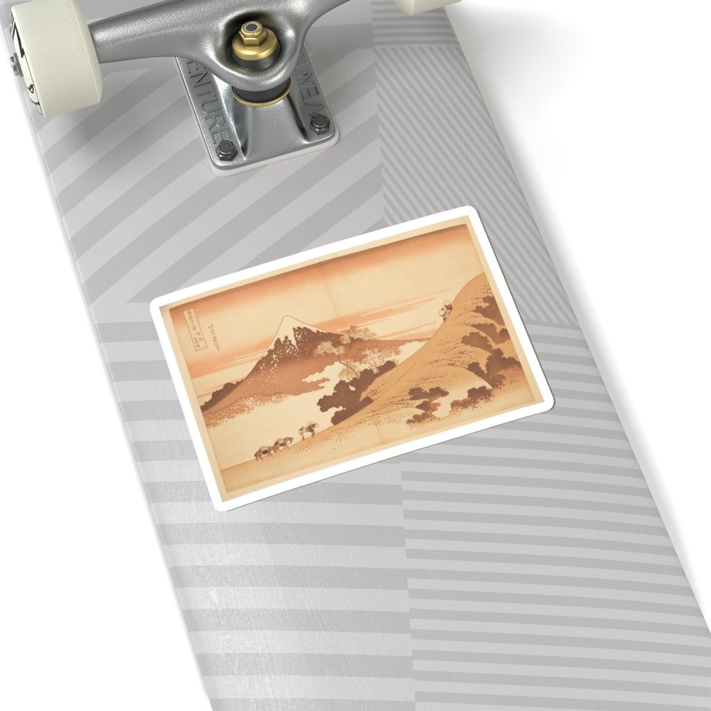 Southern Sunset — Fuji From Inume (?) Pass — Kiss-Cut Sticker