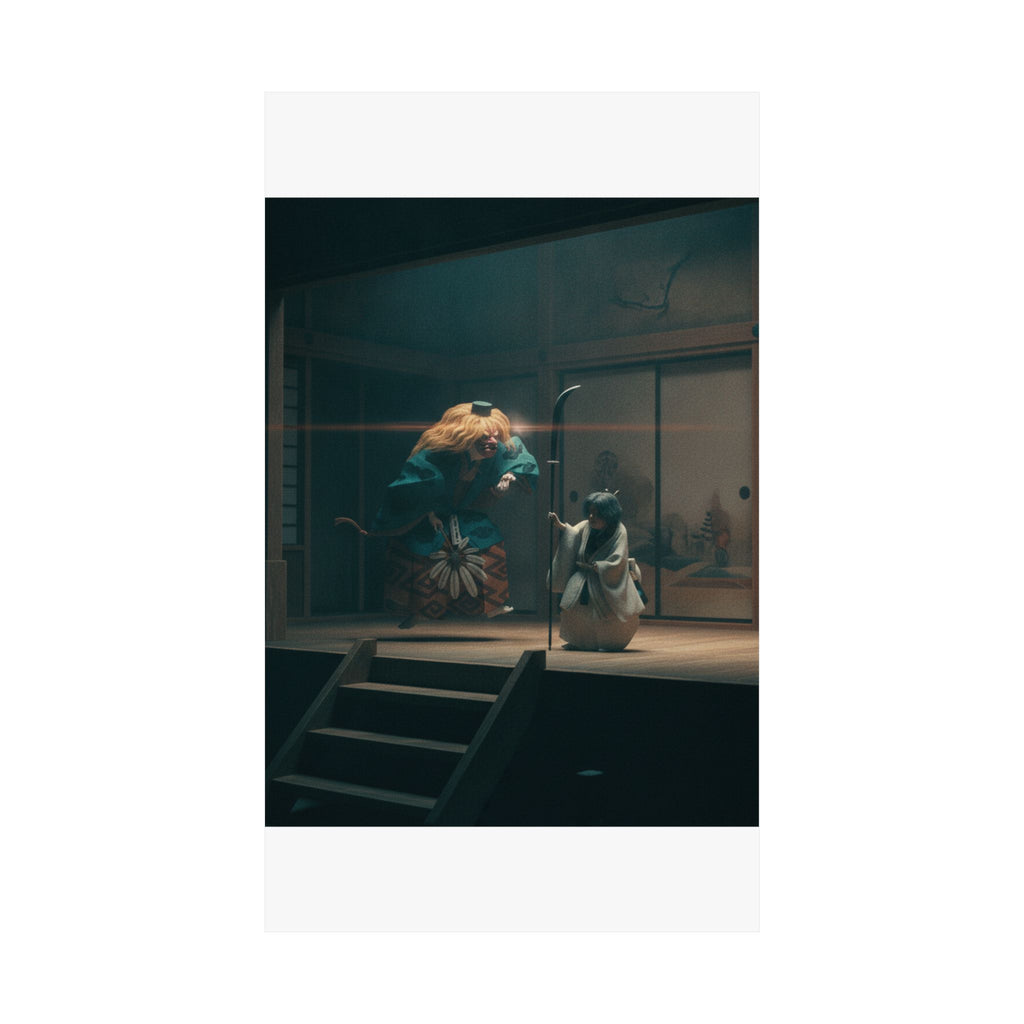 Cinematic — Scene From Noh Dance — Matte Poster
