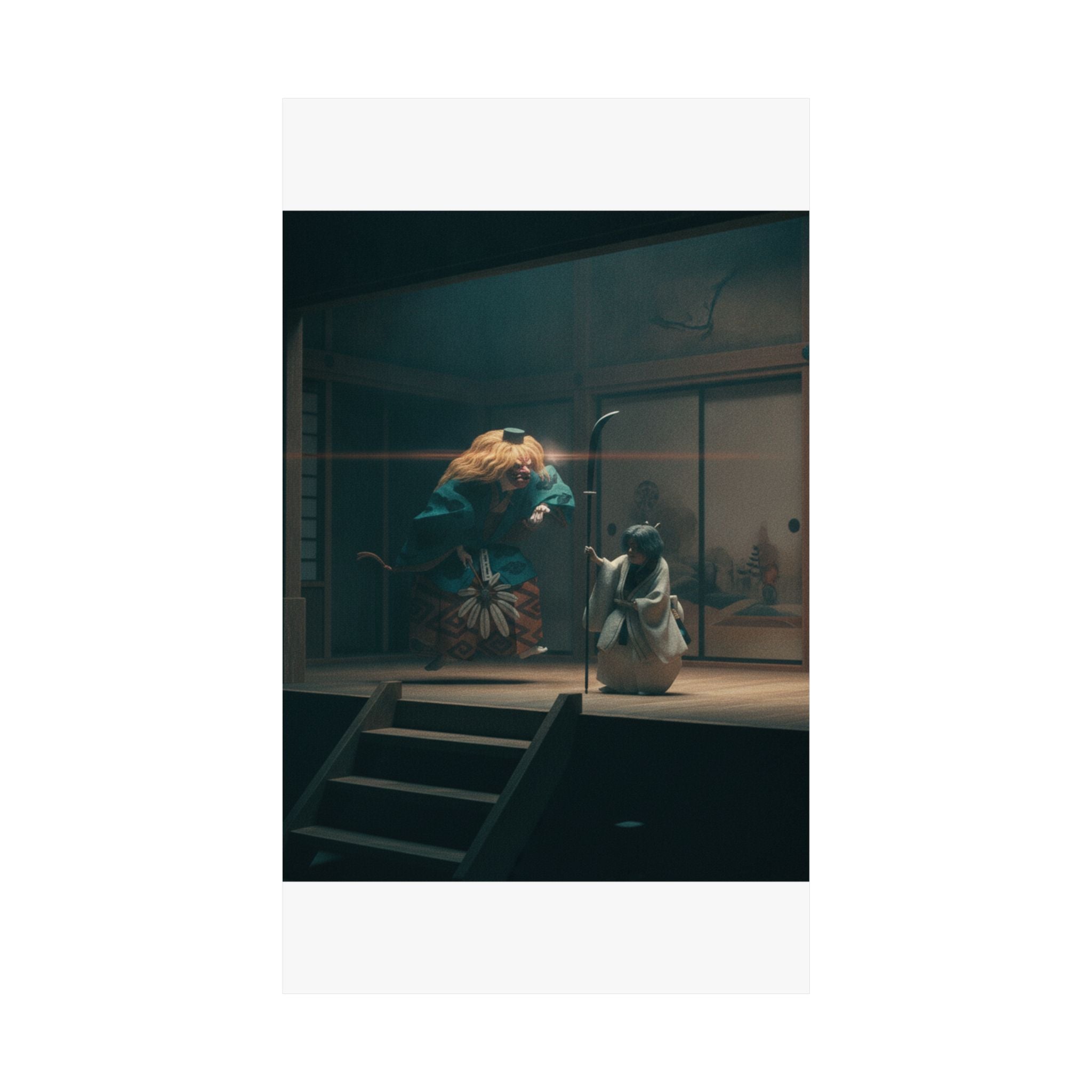 Cinematic — Scene From Noh Dance — Matte Poster