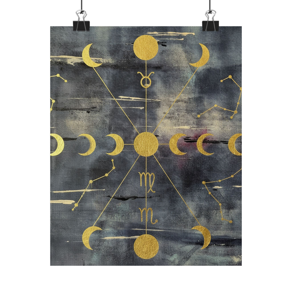 Celestial — Abstract — Matte Poster