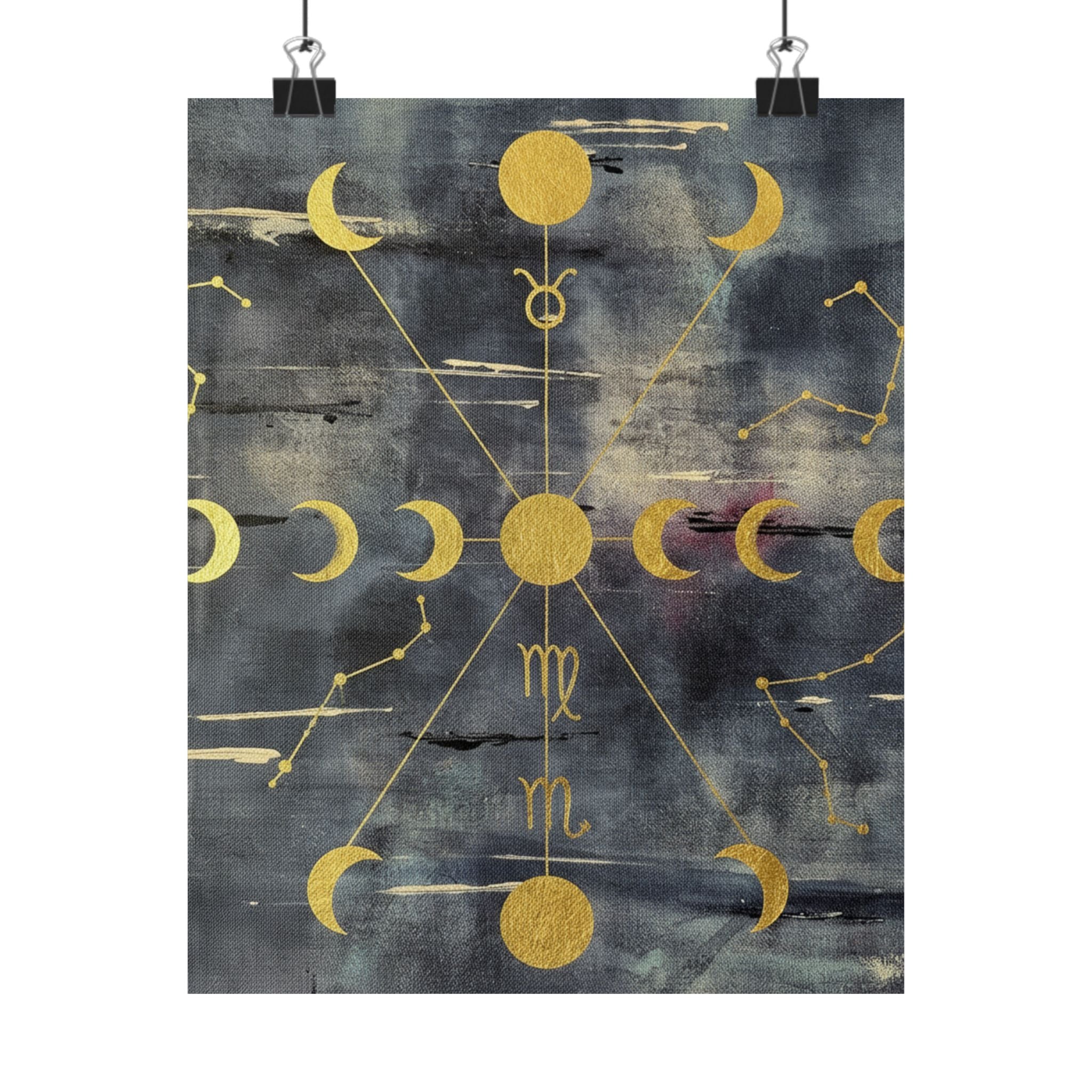 Celestial — Abstract — Matte Poster