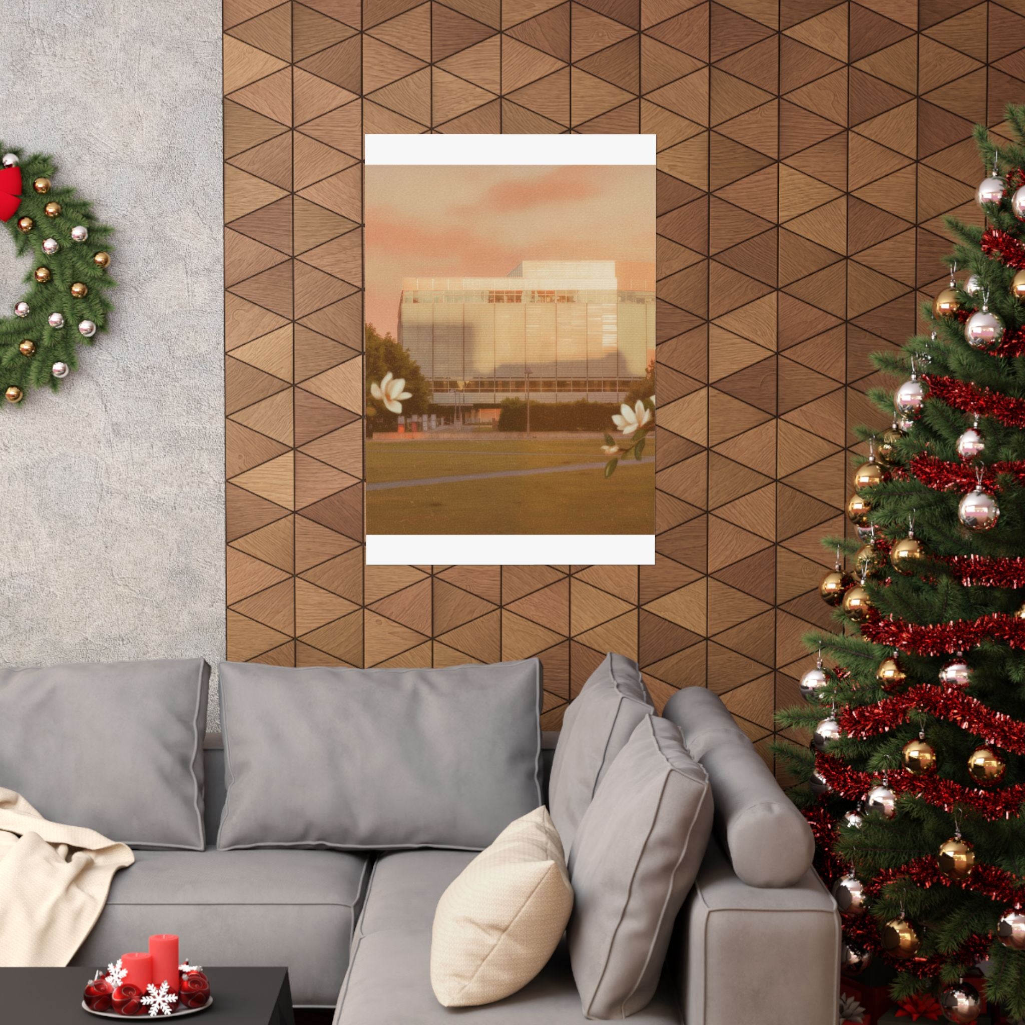 Southern Sunset — Building — Matte Poster