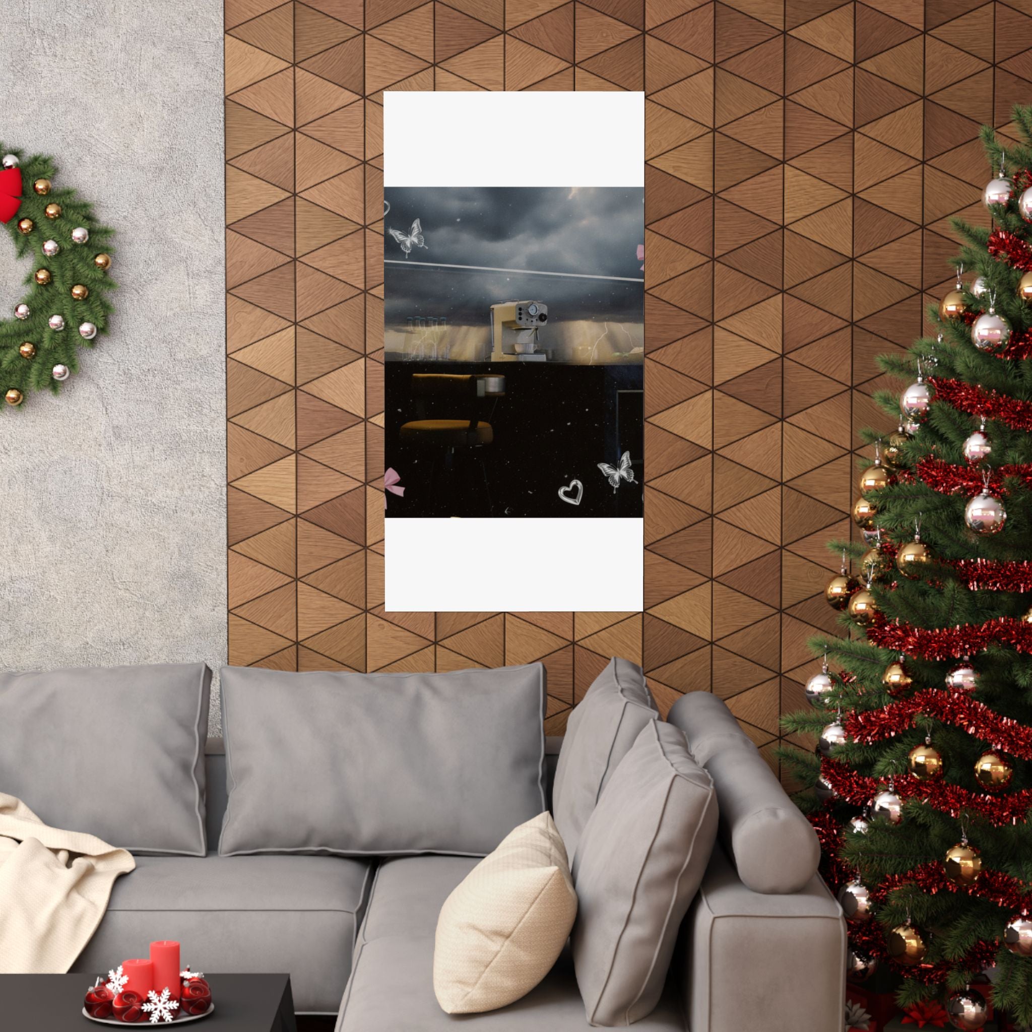 Dramatic Storm — Kitchen — Matte Poster