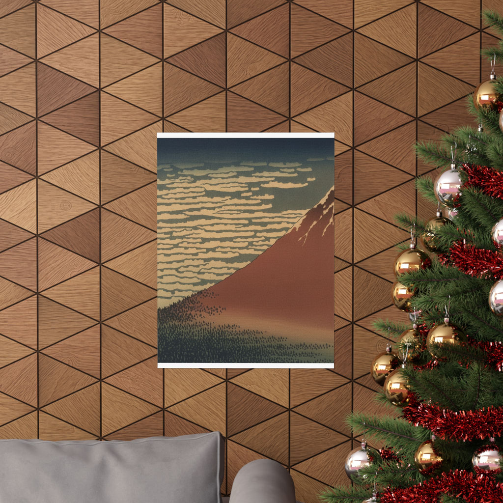 Scenic Nature — South Wind, Clear Sky (Gaifū Kaisei), Also Known As Red Fuji, From The Series Th — Matte Poster