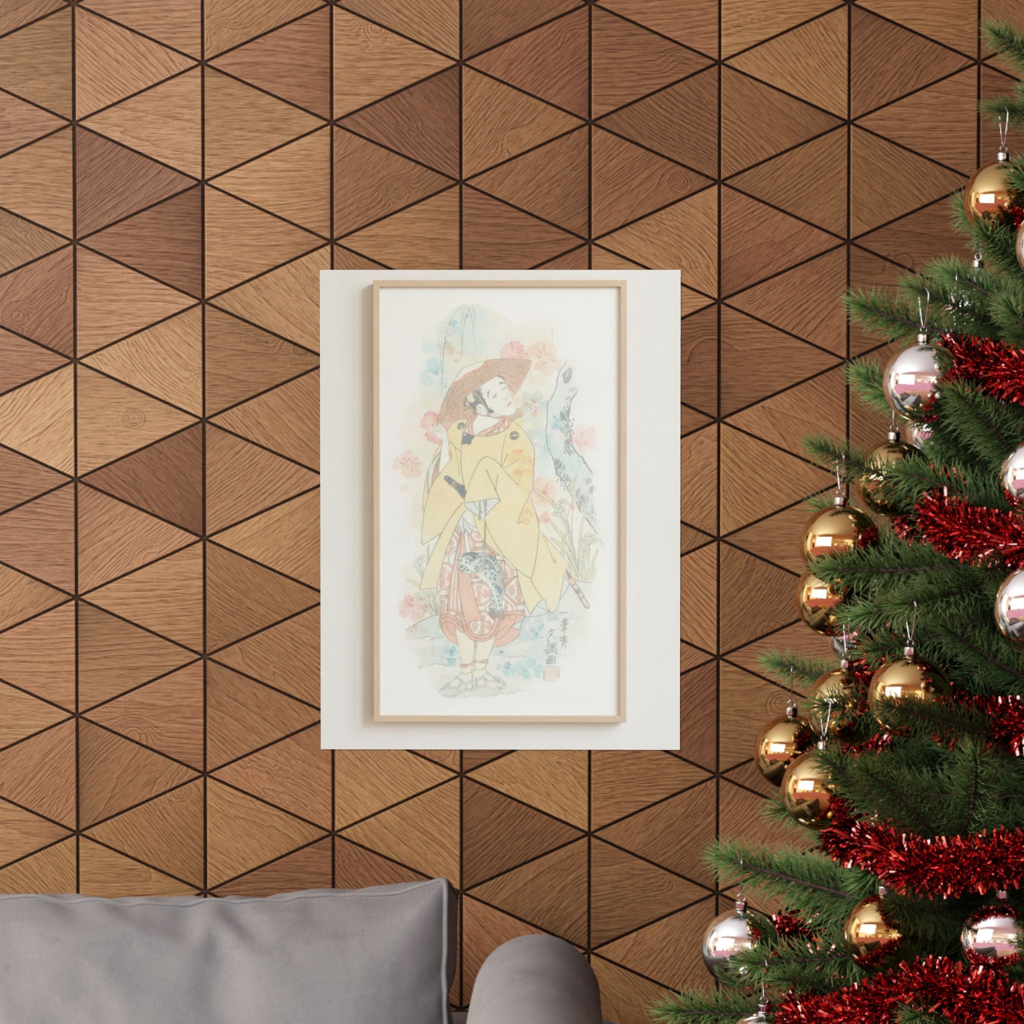 Watercolor — Arashi Otohachi I — Matte Poster