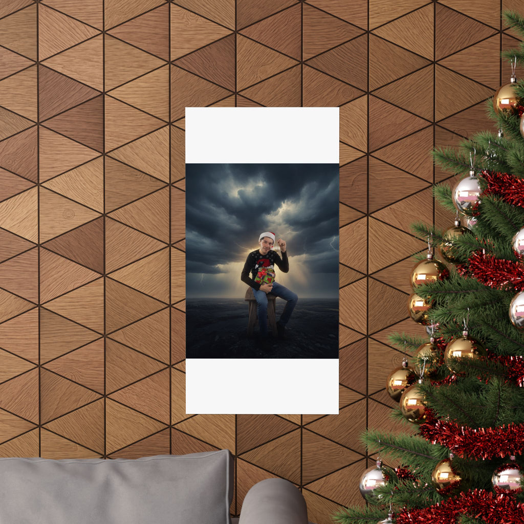 Dramatic Storm — Person — Matte Poster