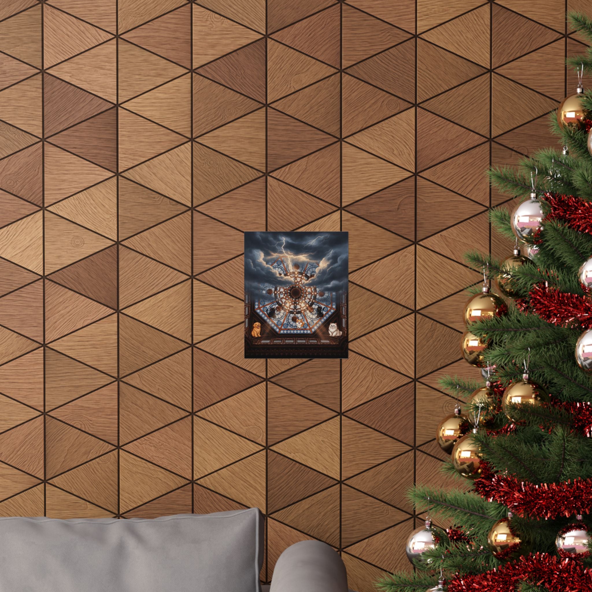 Dramatic Storm — Ceiling — Matte Poster