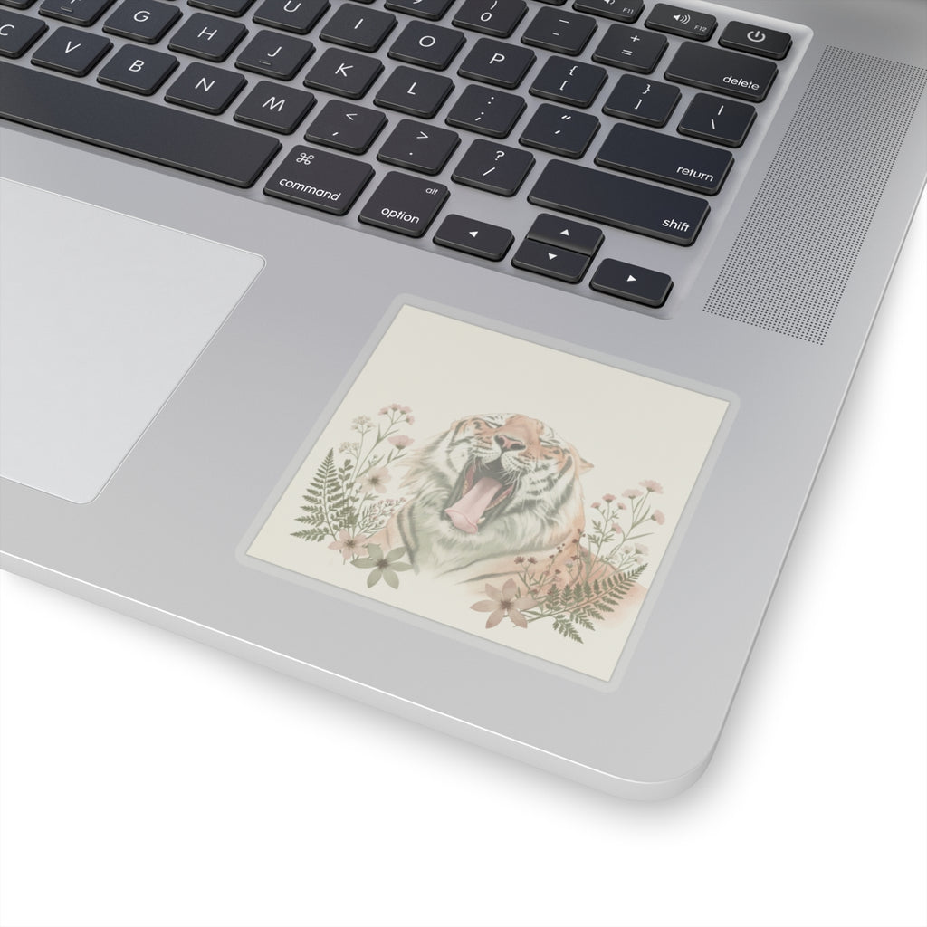Botanical — Tiger — Kiss-Cut Sticker
