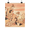 Southern Sunset — Three Young Ladies Visiting Together — Matte Poster