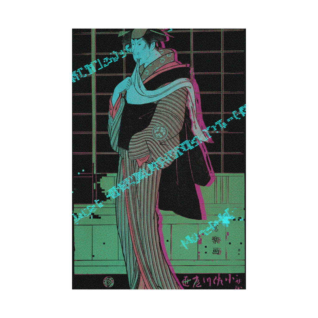 Glitch Culture — Osagawa Tsuneyo Ii As The Hairdresser O-Roku — Matte Poster