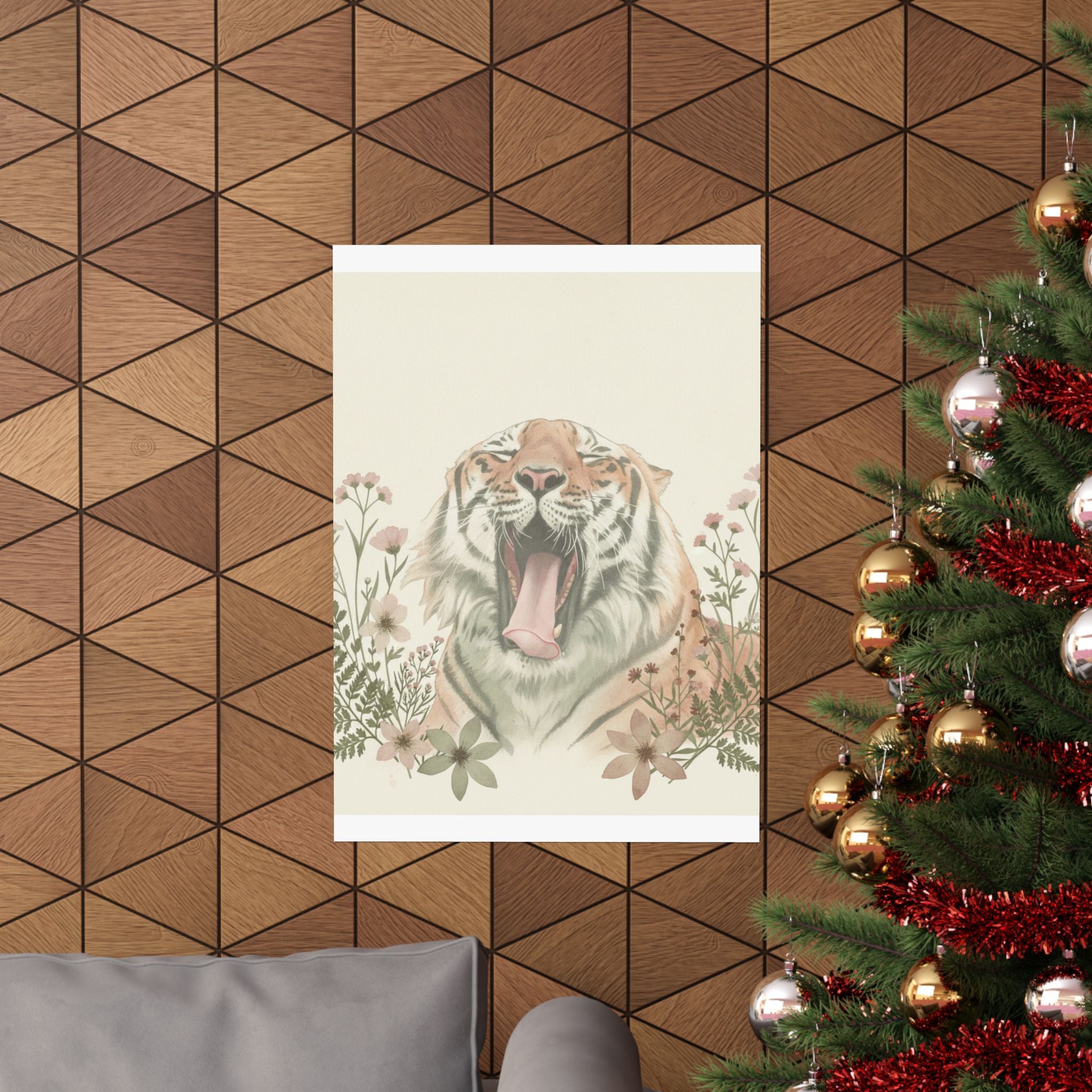 Botanical — Tiger — Matte Poster