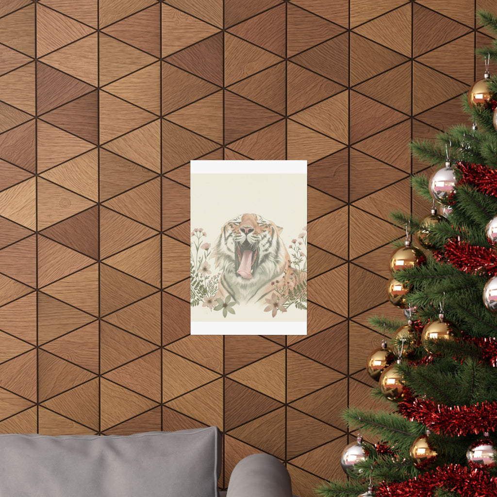 Botanical — Tiger — Matte Poster