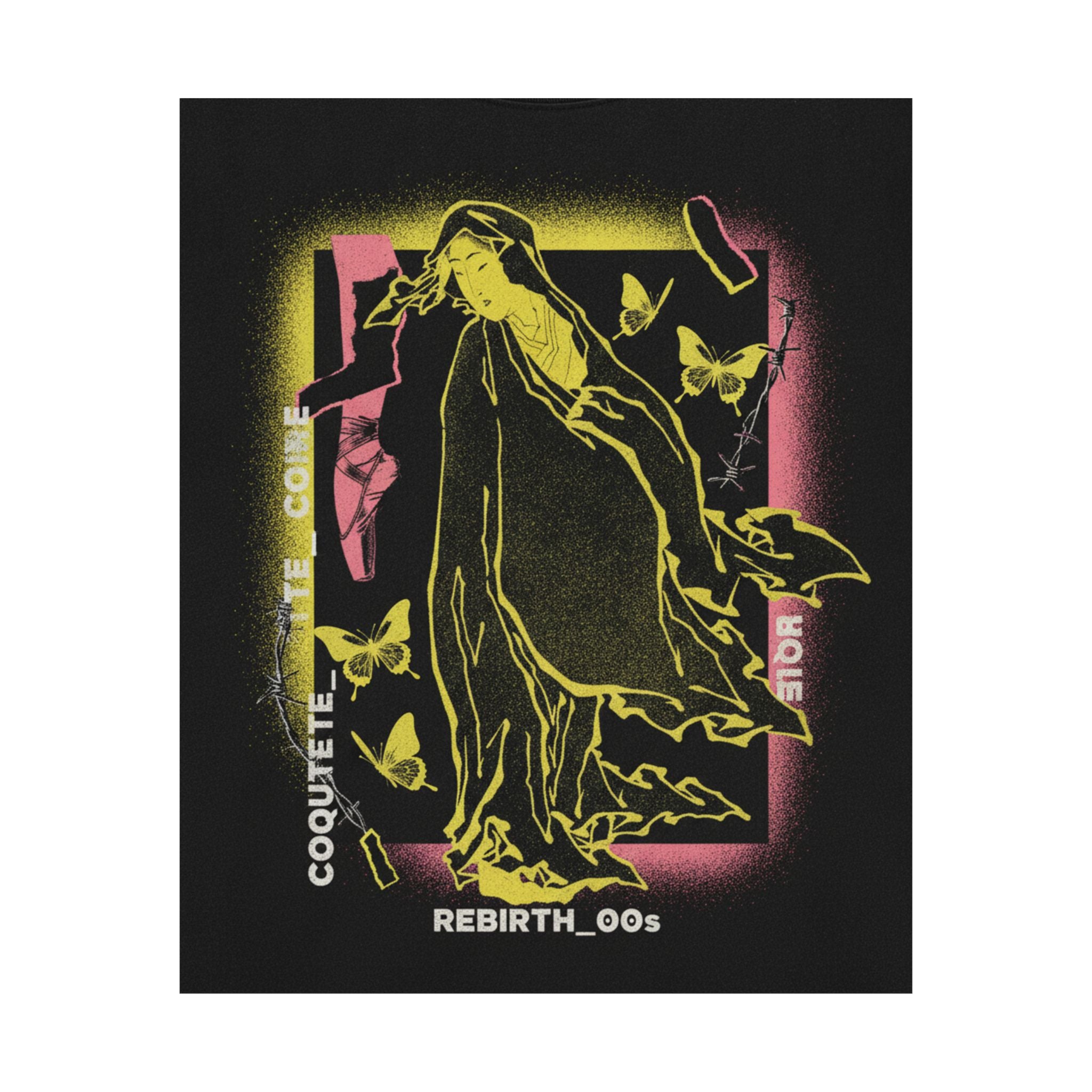 Streetwear Collage — Onna No Daruma — Matte Poster