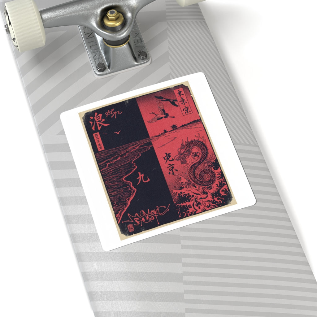 Japanese Street kiss-cut sticker — product view 23