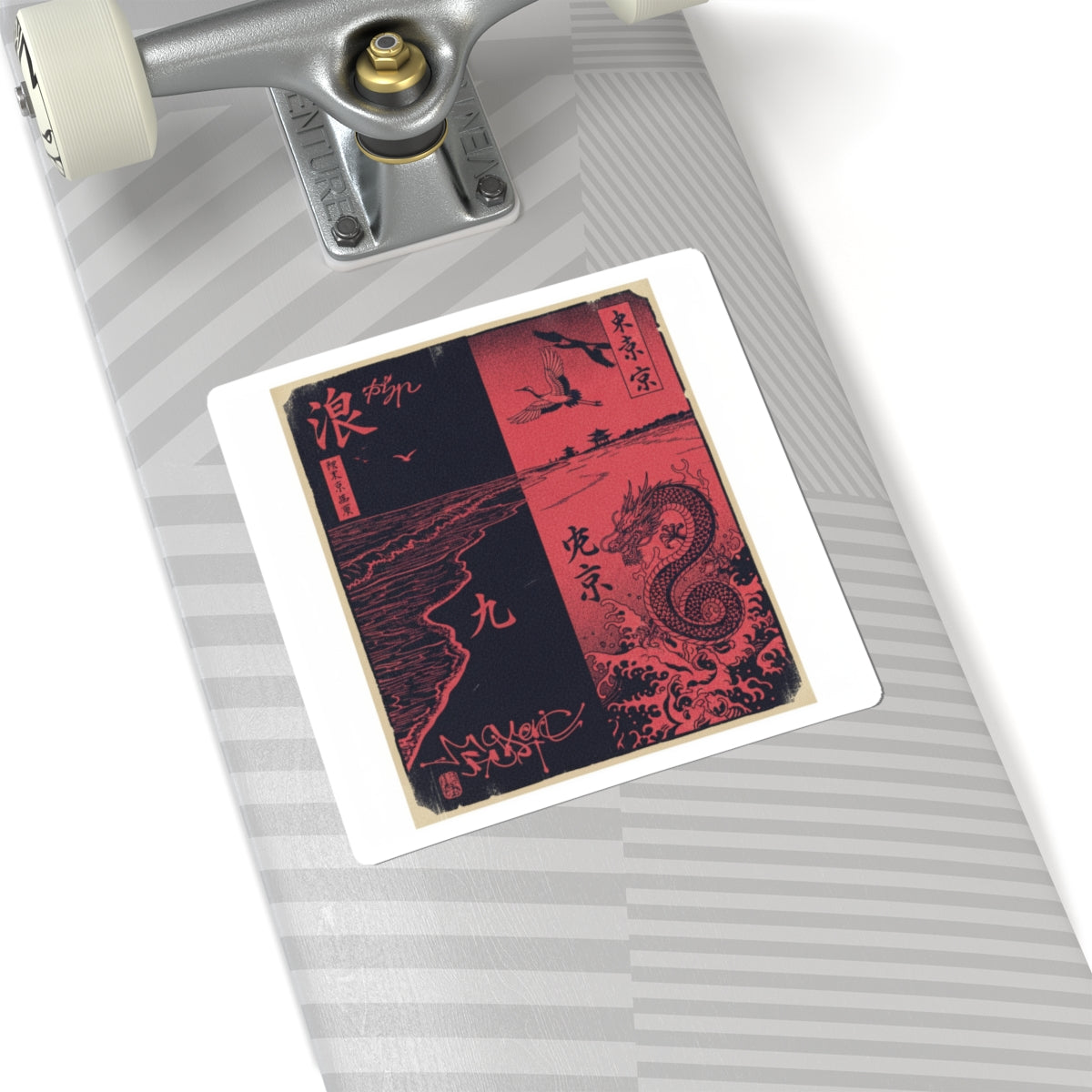 Japanese Street kiss-cut sticker — product view 23
