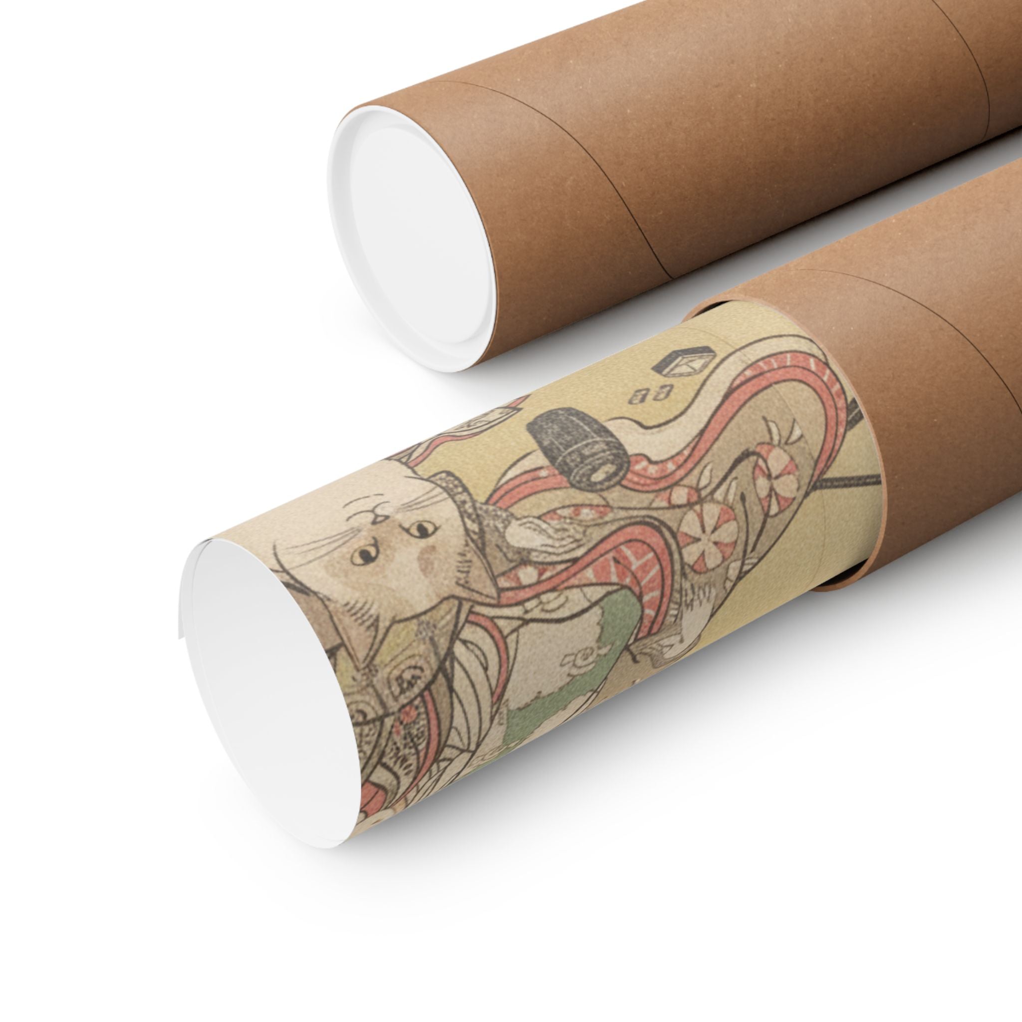 Botanical — Four Oiran Of The House Called Kadokana-Ya Playing The Game Of Ko-Awase (Incense — Matte Poster