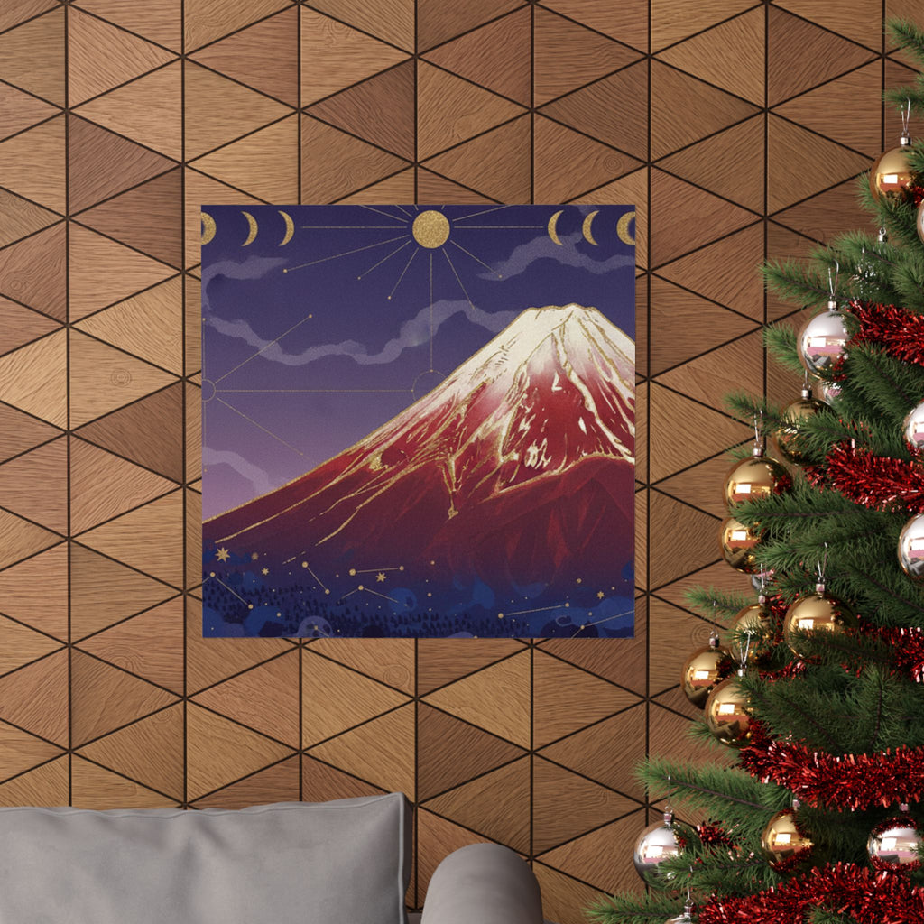 Celestial — South Wind, Clear Sky (Gaifū Kaisei), Also Known As Red Fuji, From The Series Th — Matte Poster