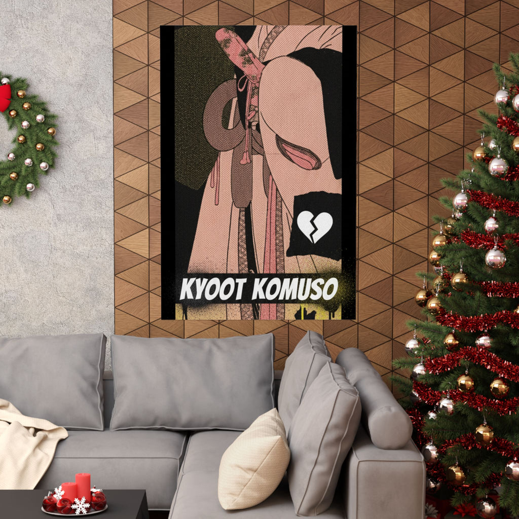 Streetwear Collage — A Girl As A Komuso — Matte Poster