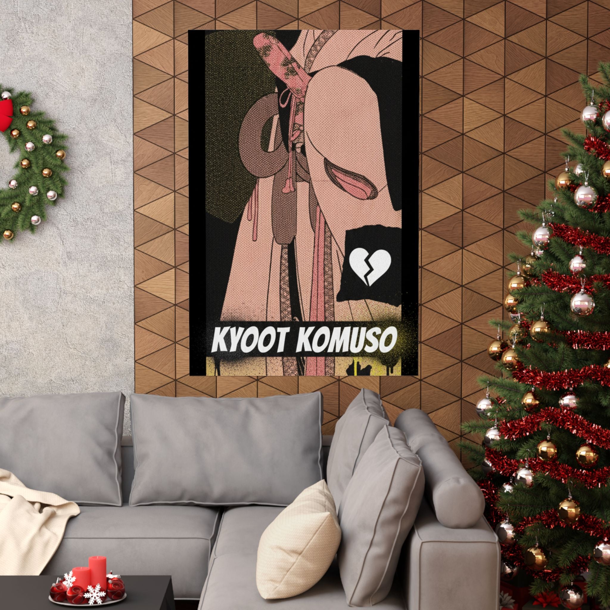 Streetwear Collage — A Girl As A Komuso — Matte Poster