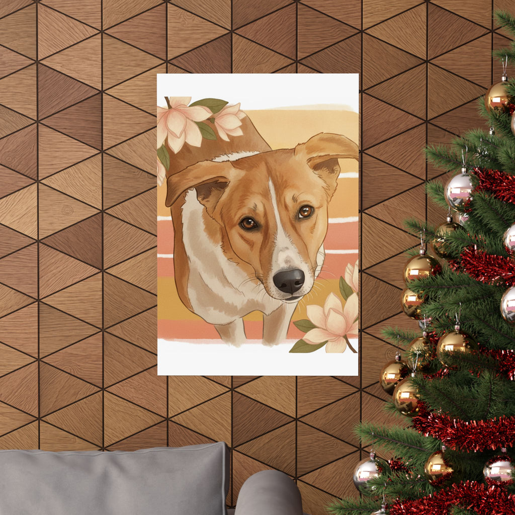 Southern Sunset — Dog — Matte Poster