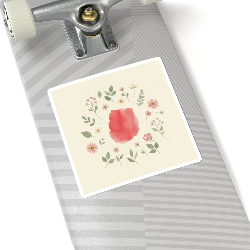 Botanical — Abstract — Kiss-Cut Sticker