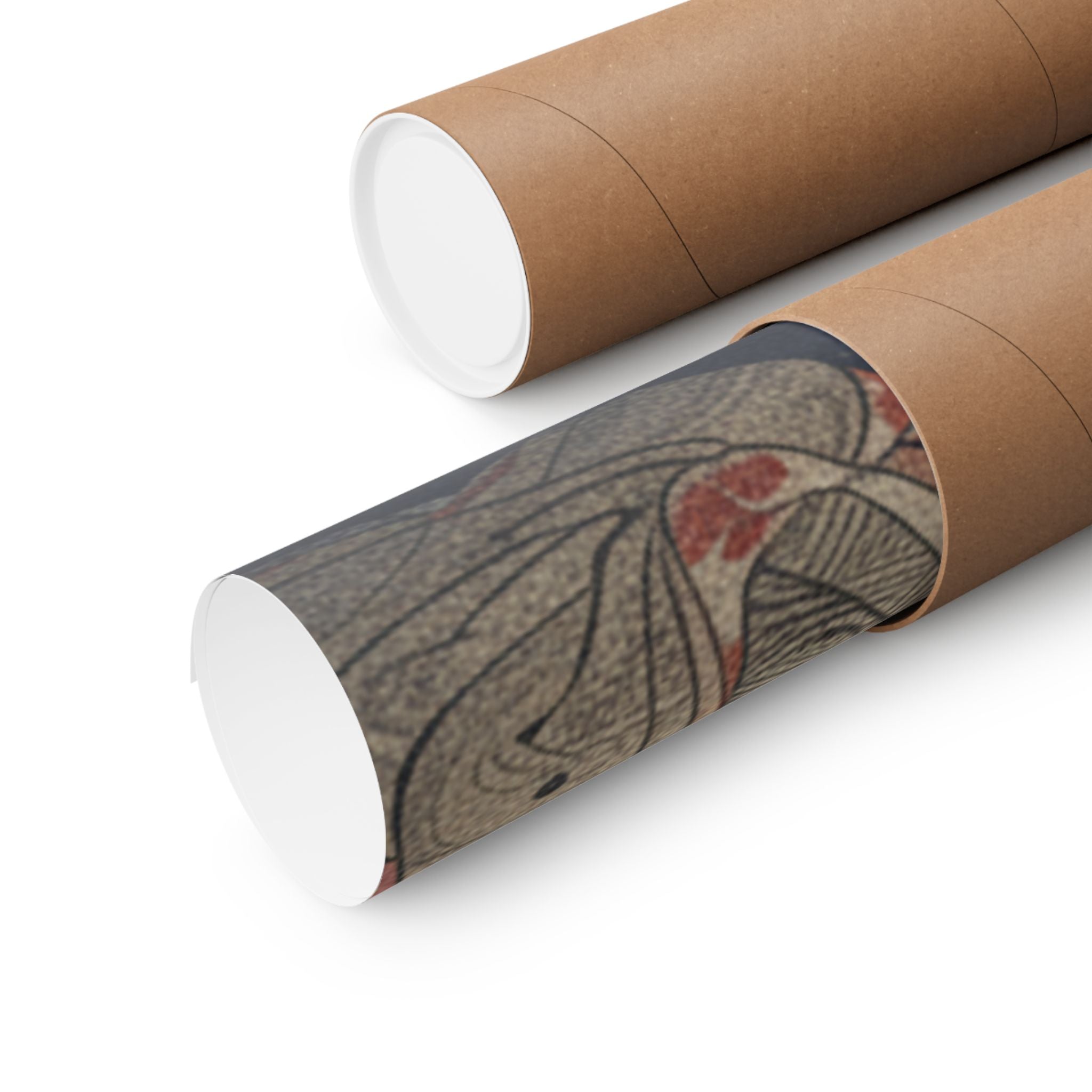 Japanese Street — A New Record Comparing The Handwriting Of The Courtesans Of The Yoshiwara (Yoshi — Matte Poster