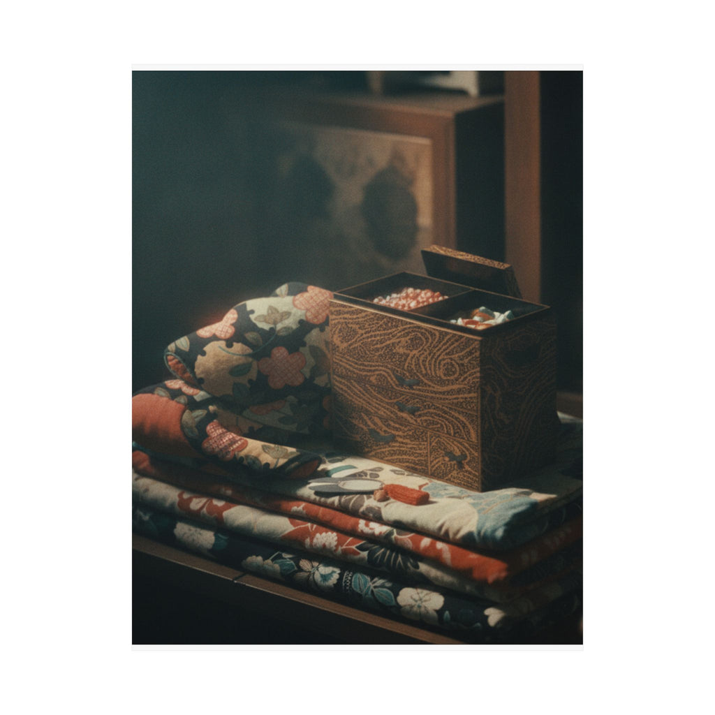 Cinematic — Lady'S Work-Box And Bed Clothing — Matte Poster