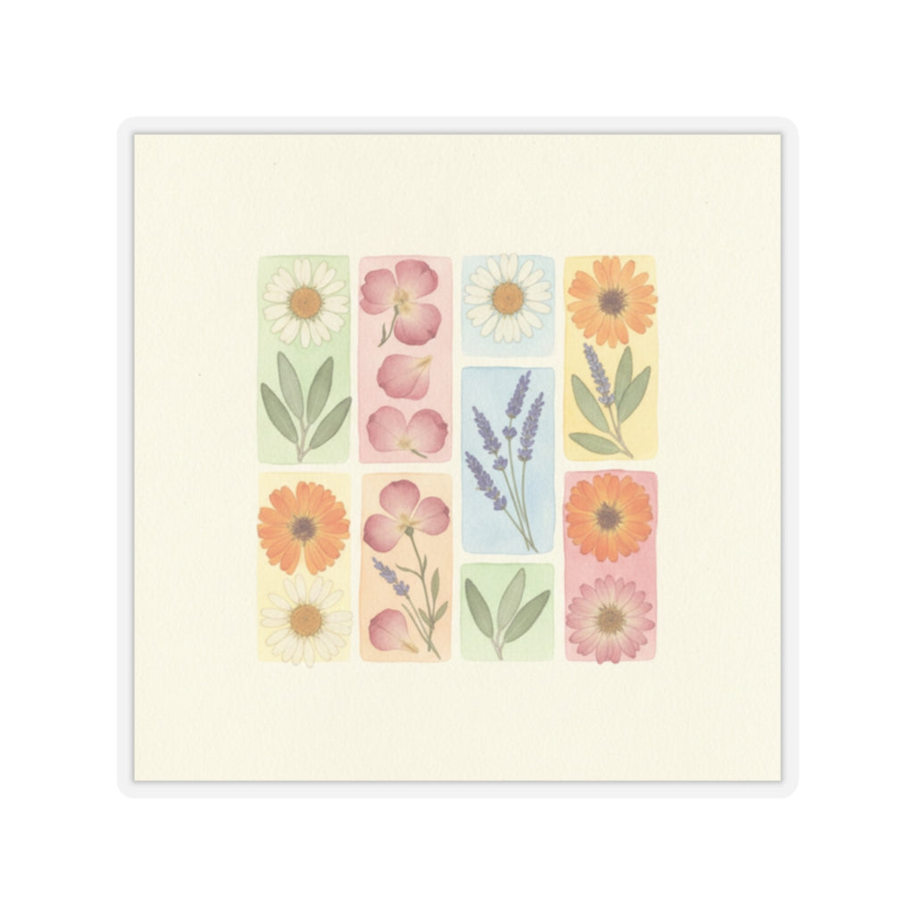 Botanical — Abstract — Kiss-Cut Sticker