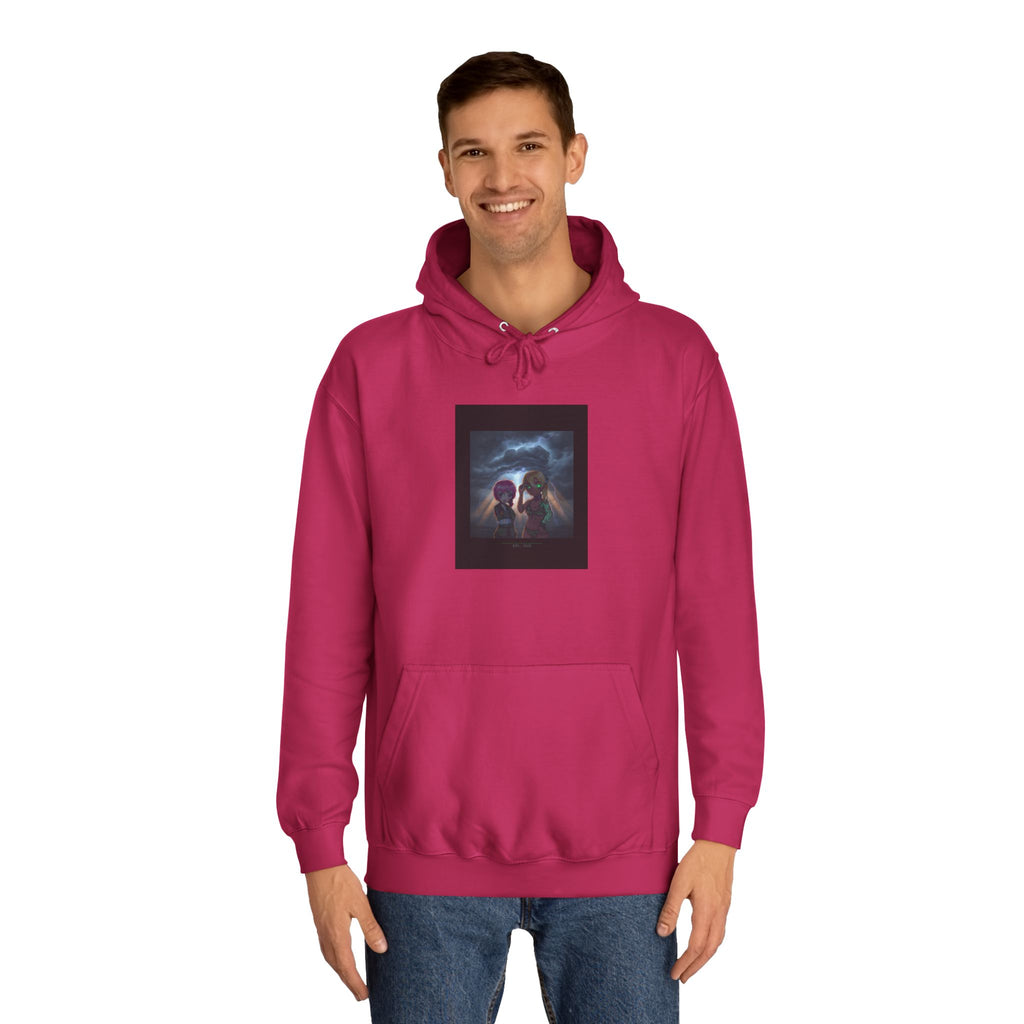 Anime Lightning Storm Sky Dramatic Pullover Hoodie