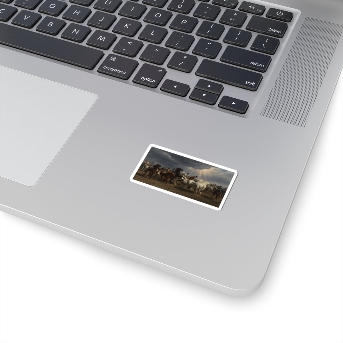 Dramatic Storm — Horse — Kiss-Cut Sticker