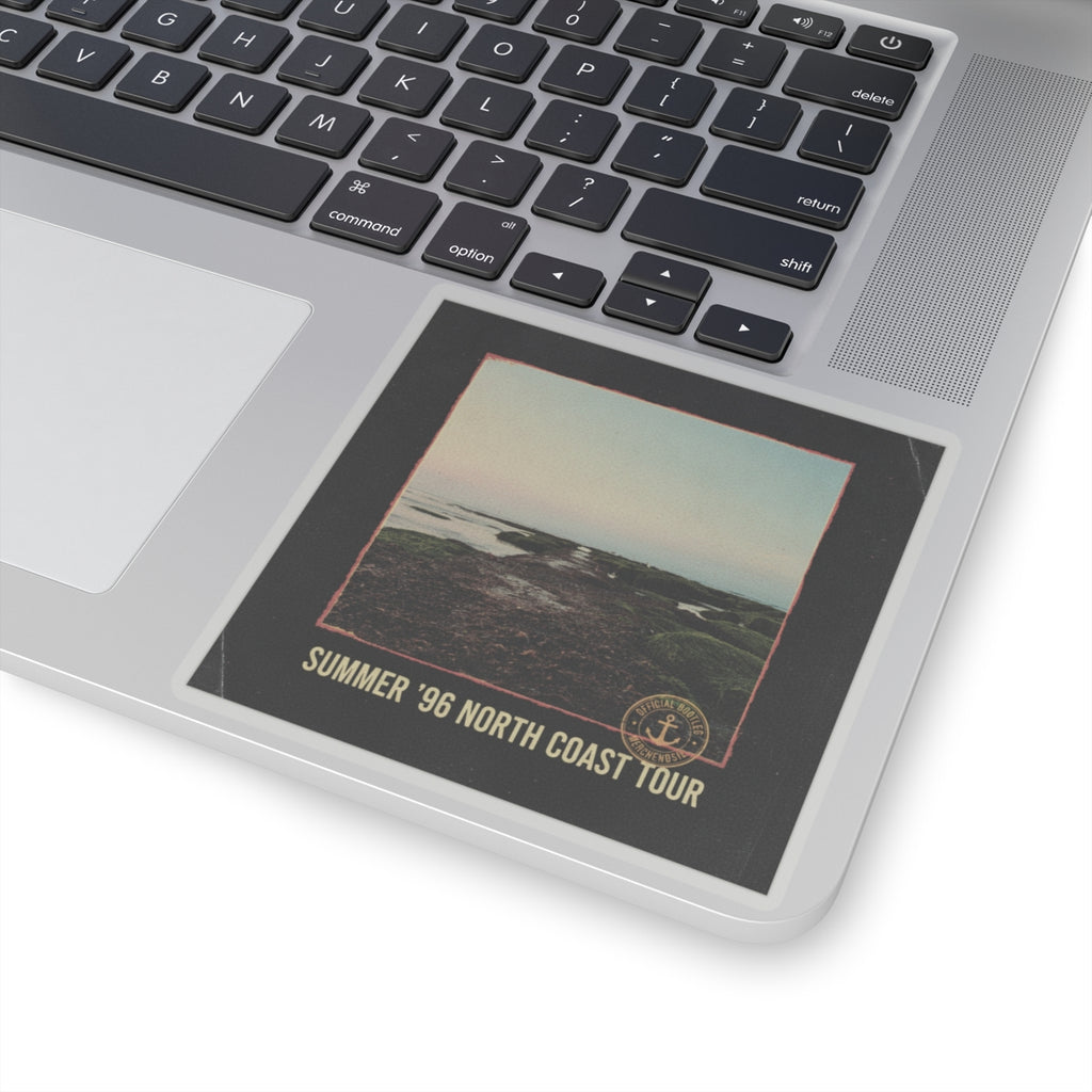 Vintage Bootleg — Beach — Kiss-Cut Sticker