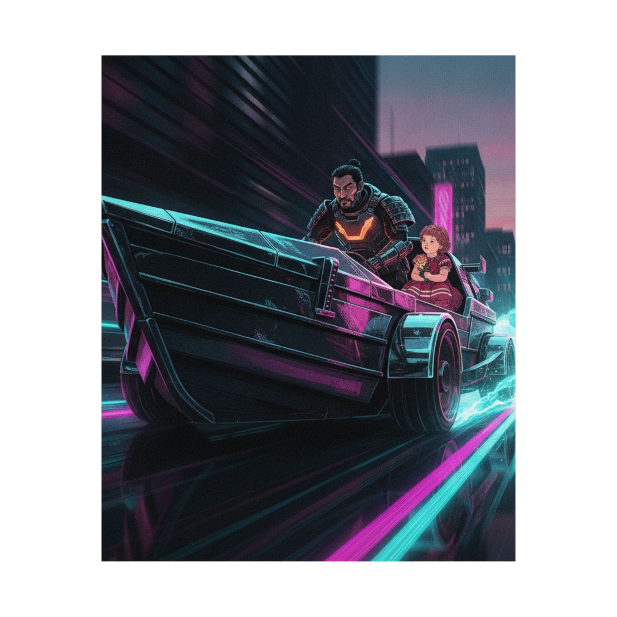 Fast Furious — 'Black Ship' (Kurofune), Illustration From Bugei Kurabu (Literary Club) — Matte Poster
