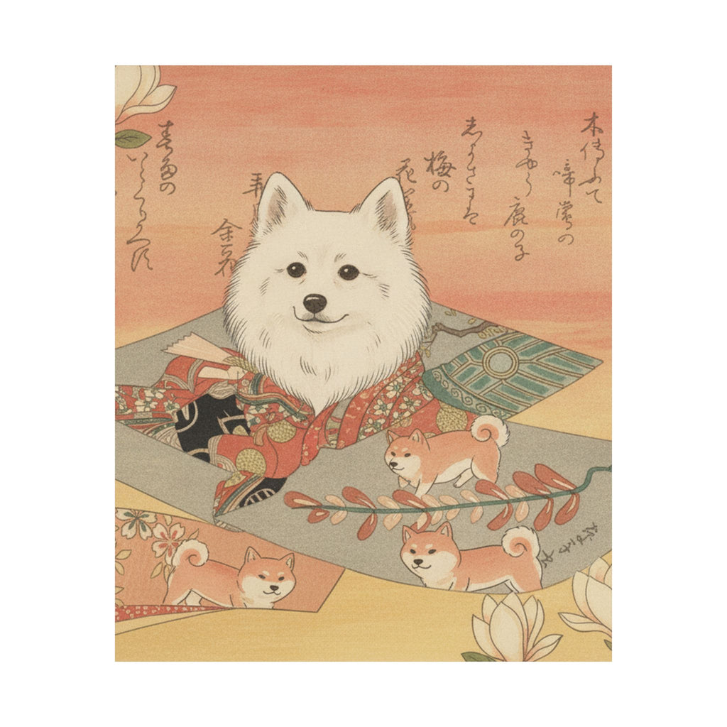 Southern Sunset — Representation Of The Dance-Play "Dōjōji" — Matte Poster