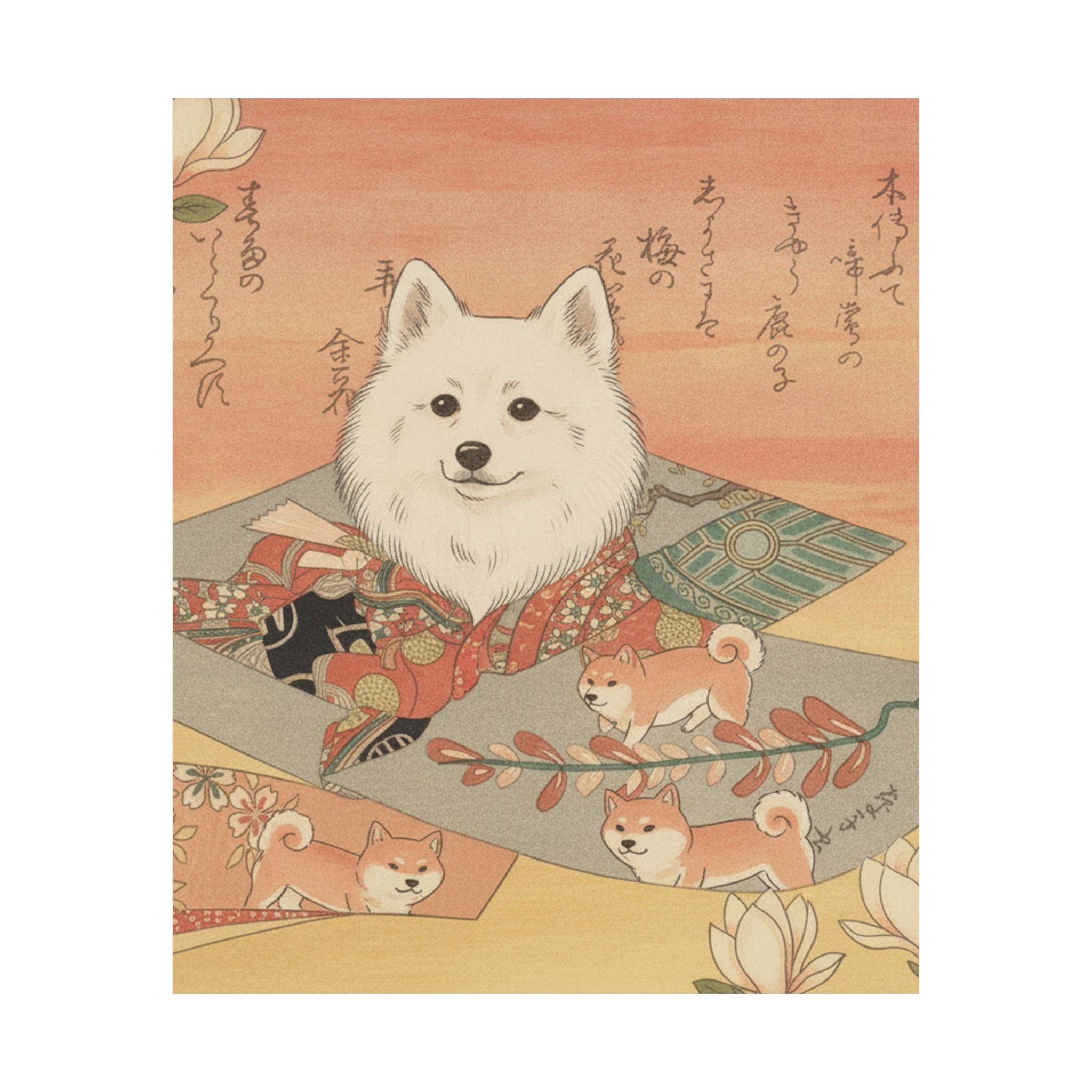 Southern Sunset — Representation Of The Dance-Play "Dōjōji" — Matte Poster