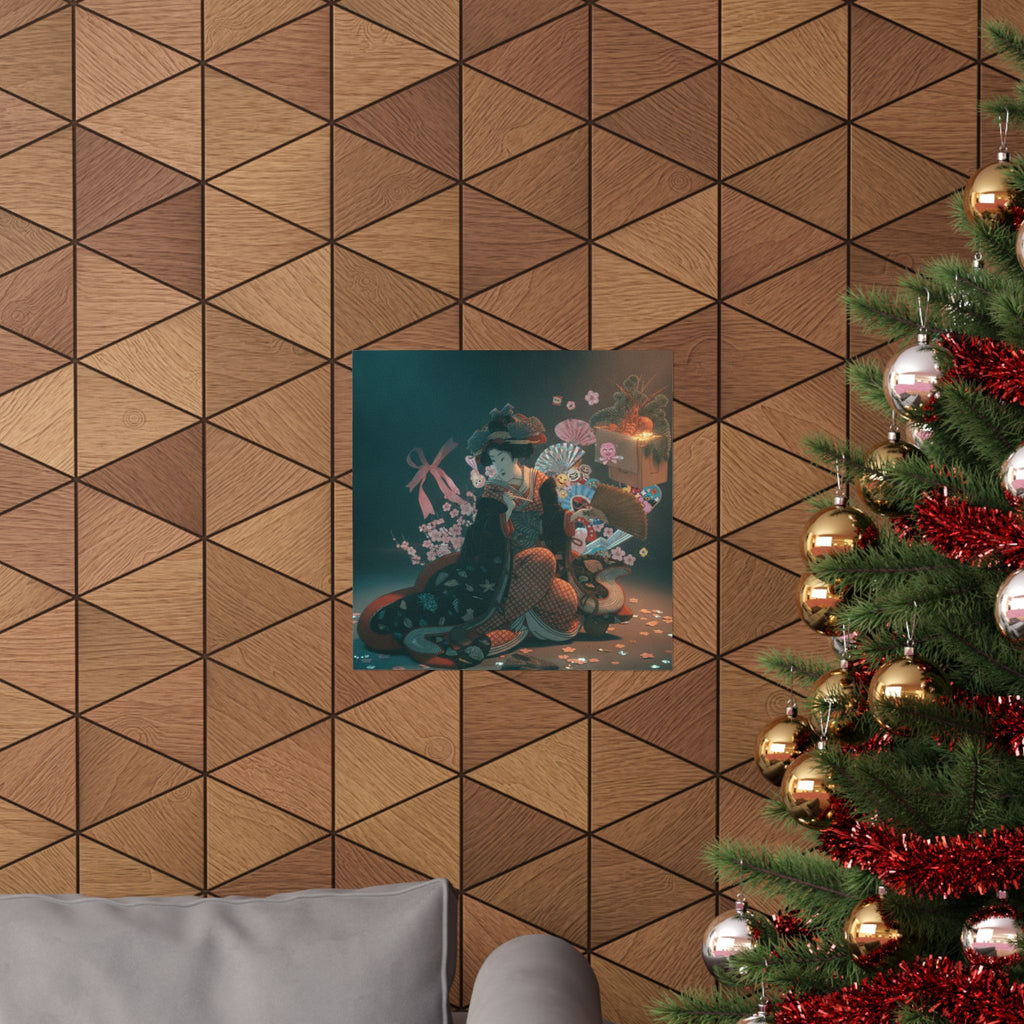Cinematic — Courtesan And New Year Decoration — Matte Poster