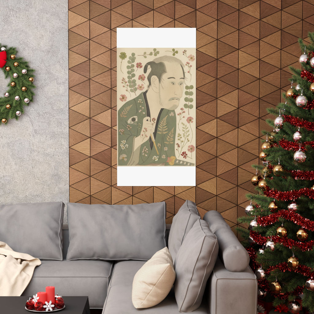 Botanical — The Actor Onoye Matsusuke As A Ronin — Matte Poster