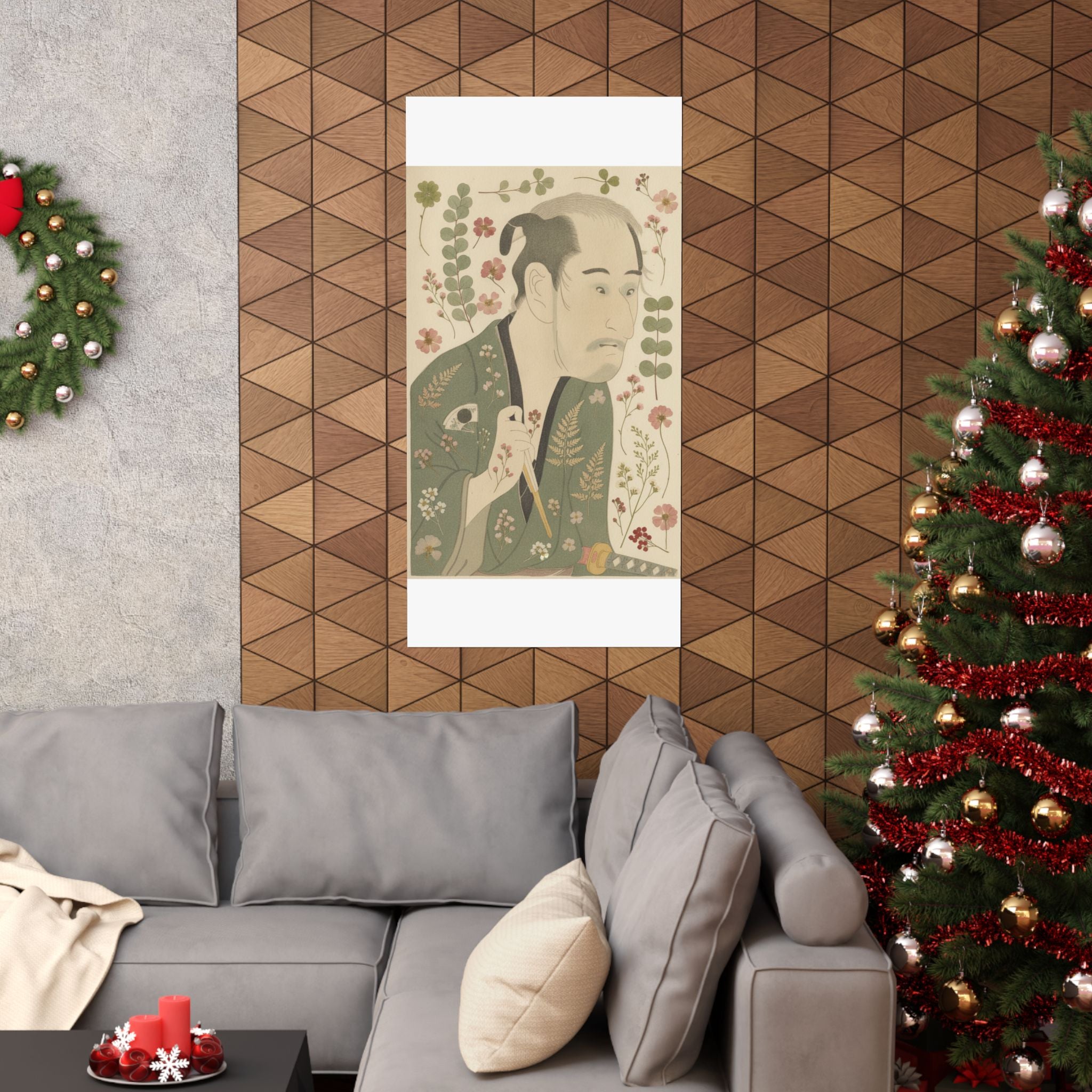 Botanical — The Actor Onoye Matsusuke As A Ronin — Matte Poster