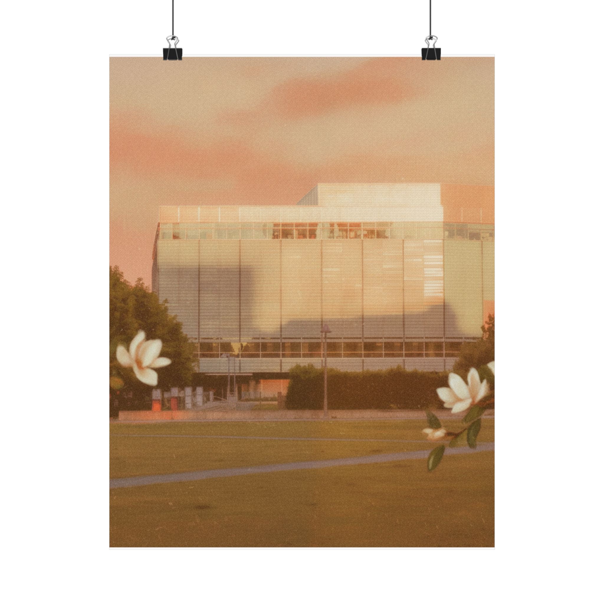 Southern Sunset — Building — Matte Poster