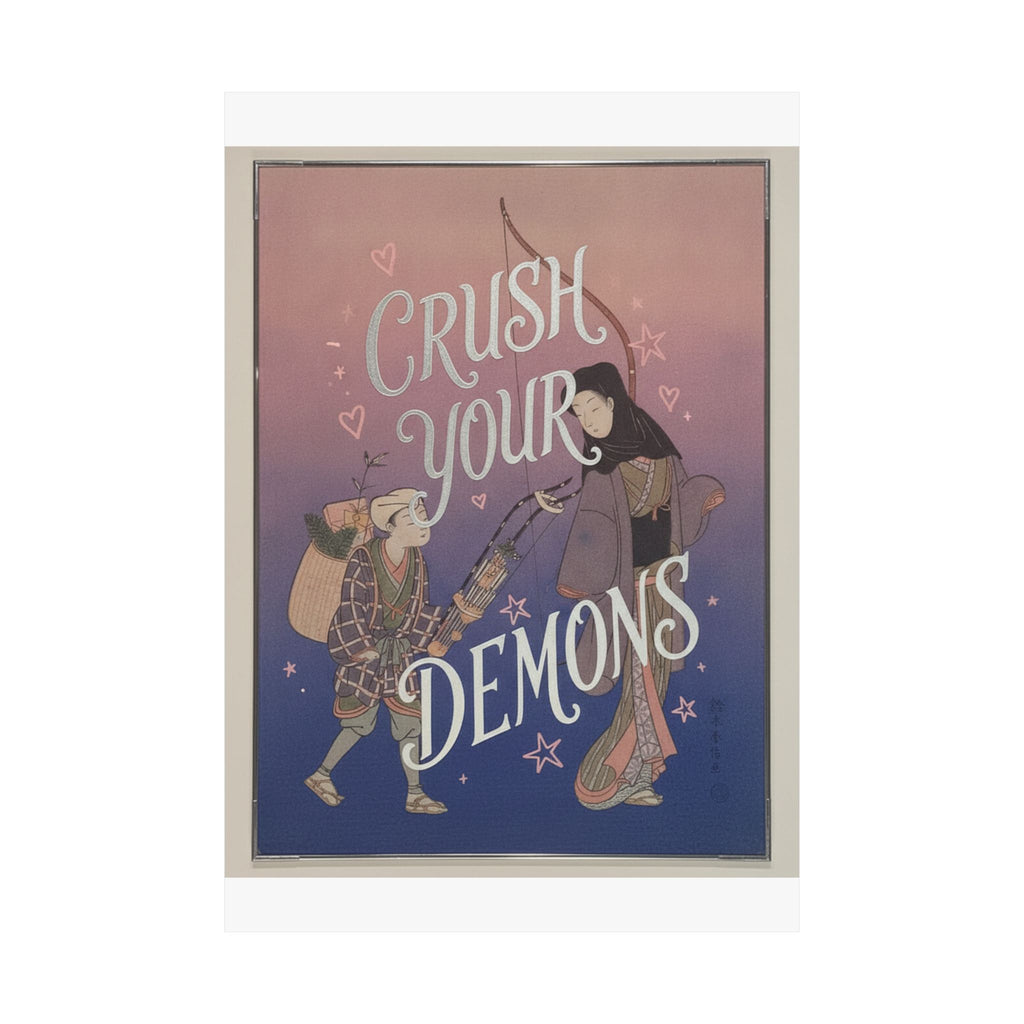 Affirmation — Demon-Crushing Bow — Matte Poster